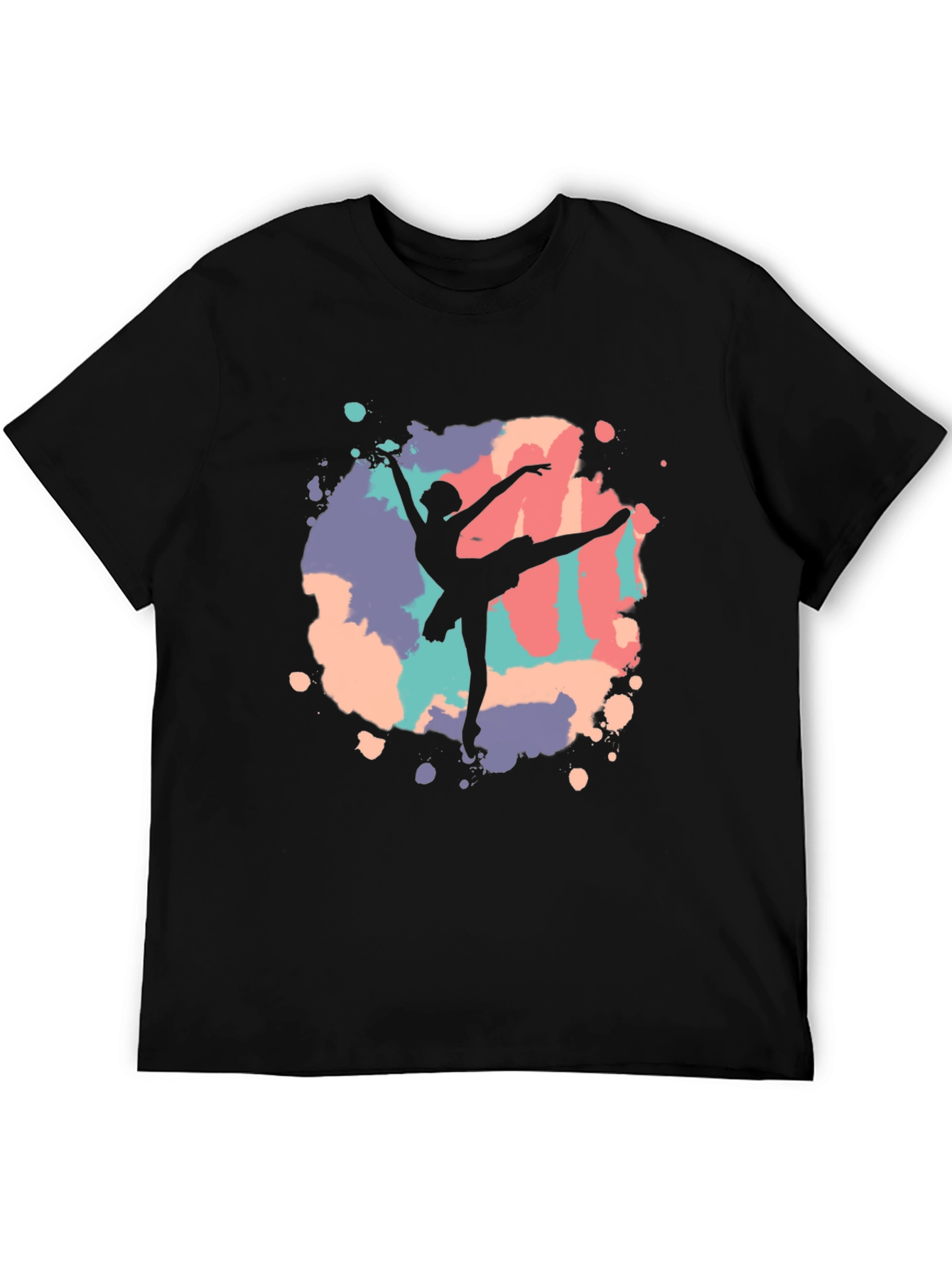 Ballet Dancer Graphic Tee - Black T-Shirt