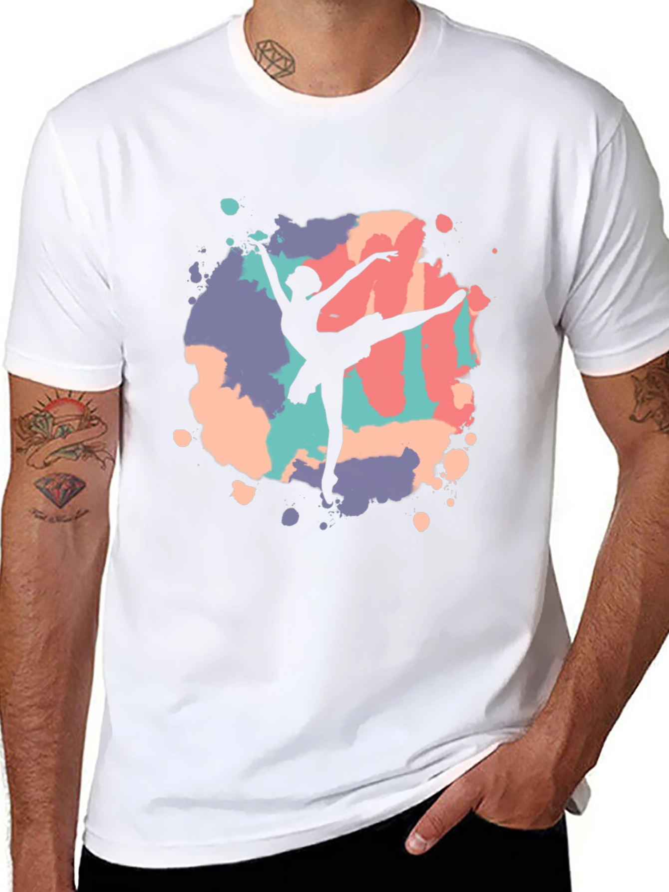 Ballet Dancer Graphic Tee - Black T-Shirt