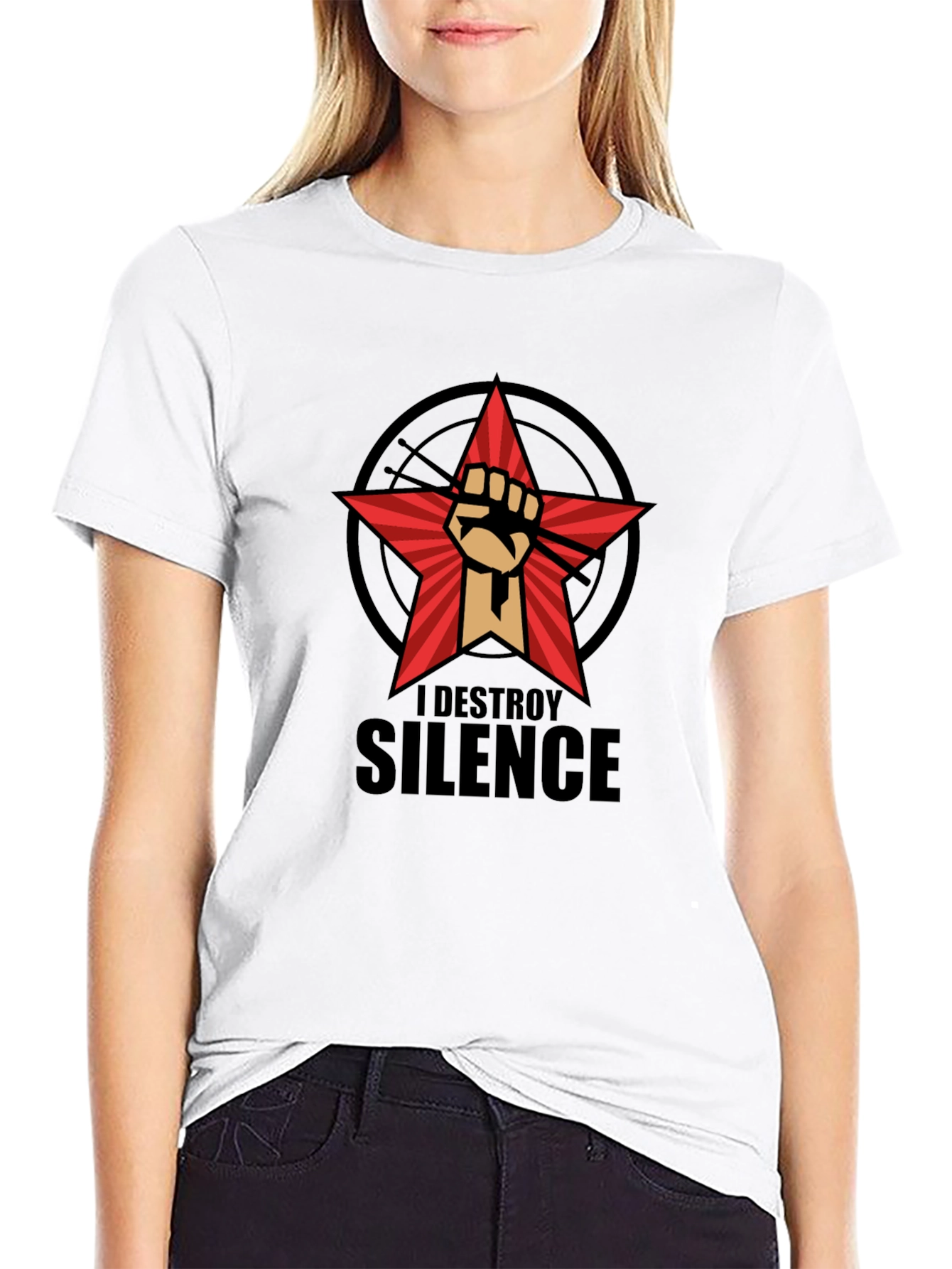 I Destroy Silence Graphic T-Shirt