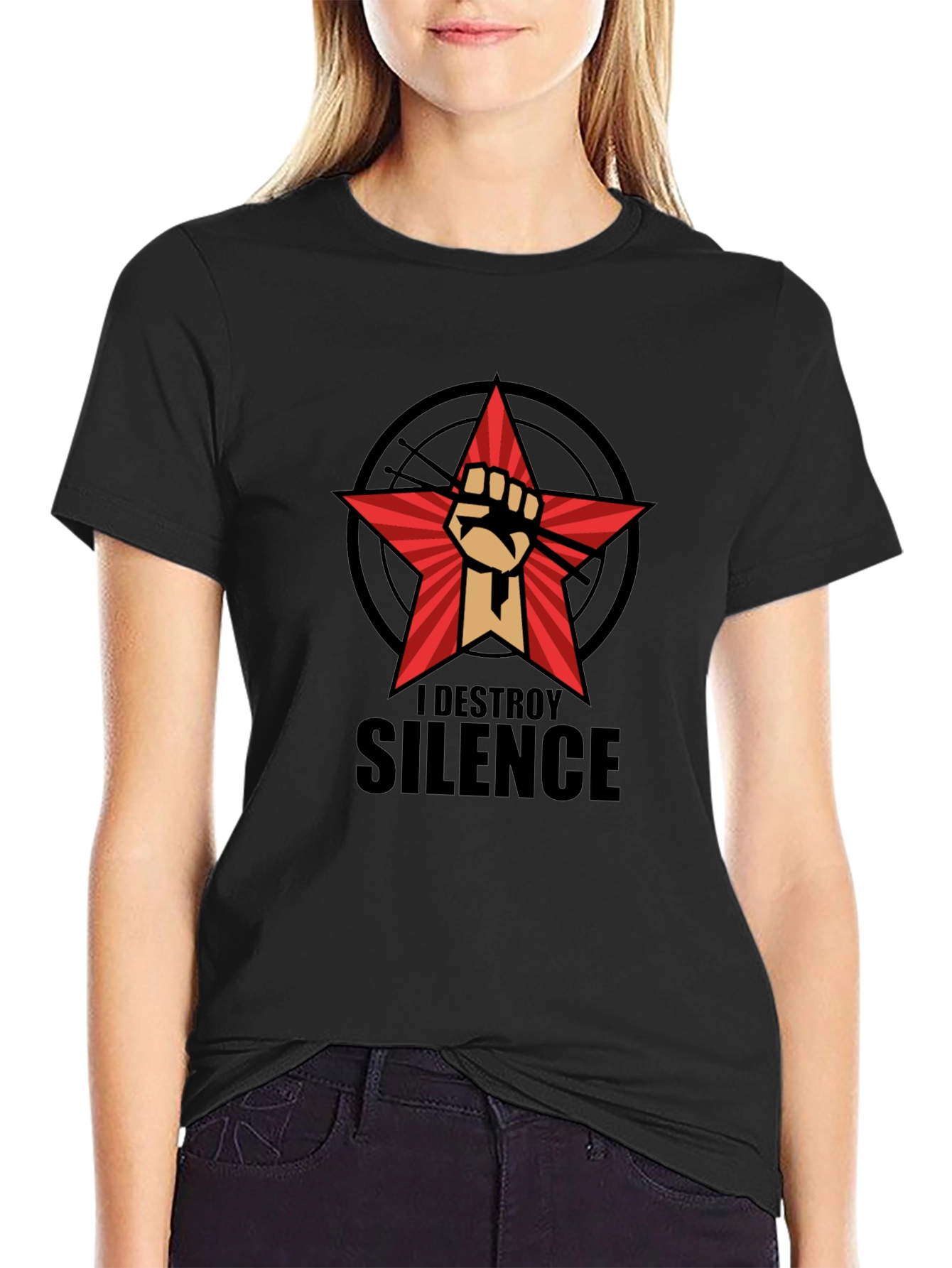 I Destroy Silence Graphic T-Shirt