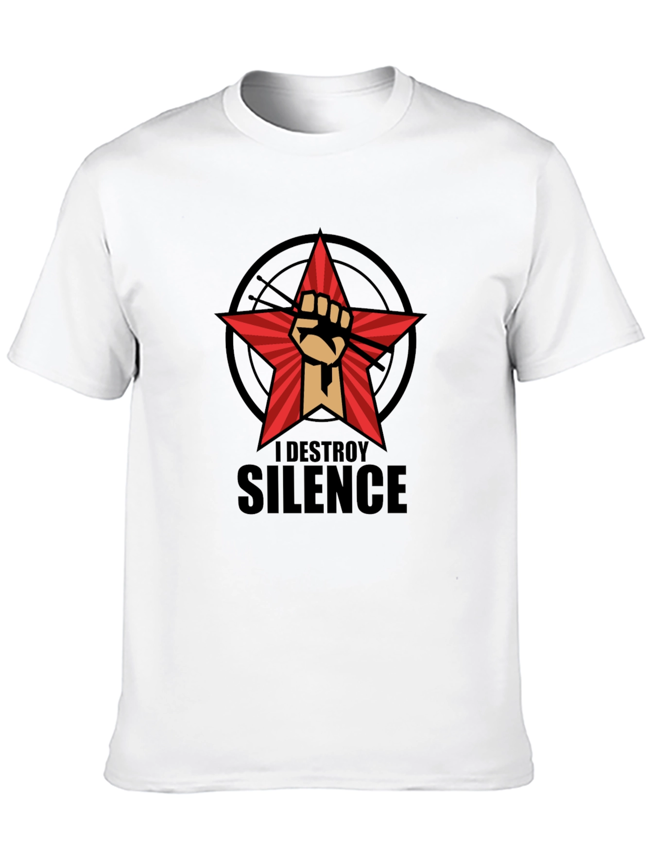 I Destroy Silence Graphic T-Shirt
