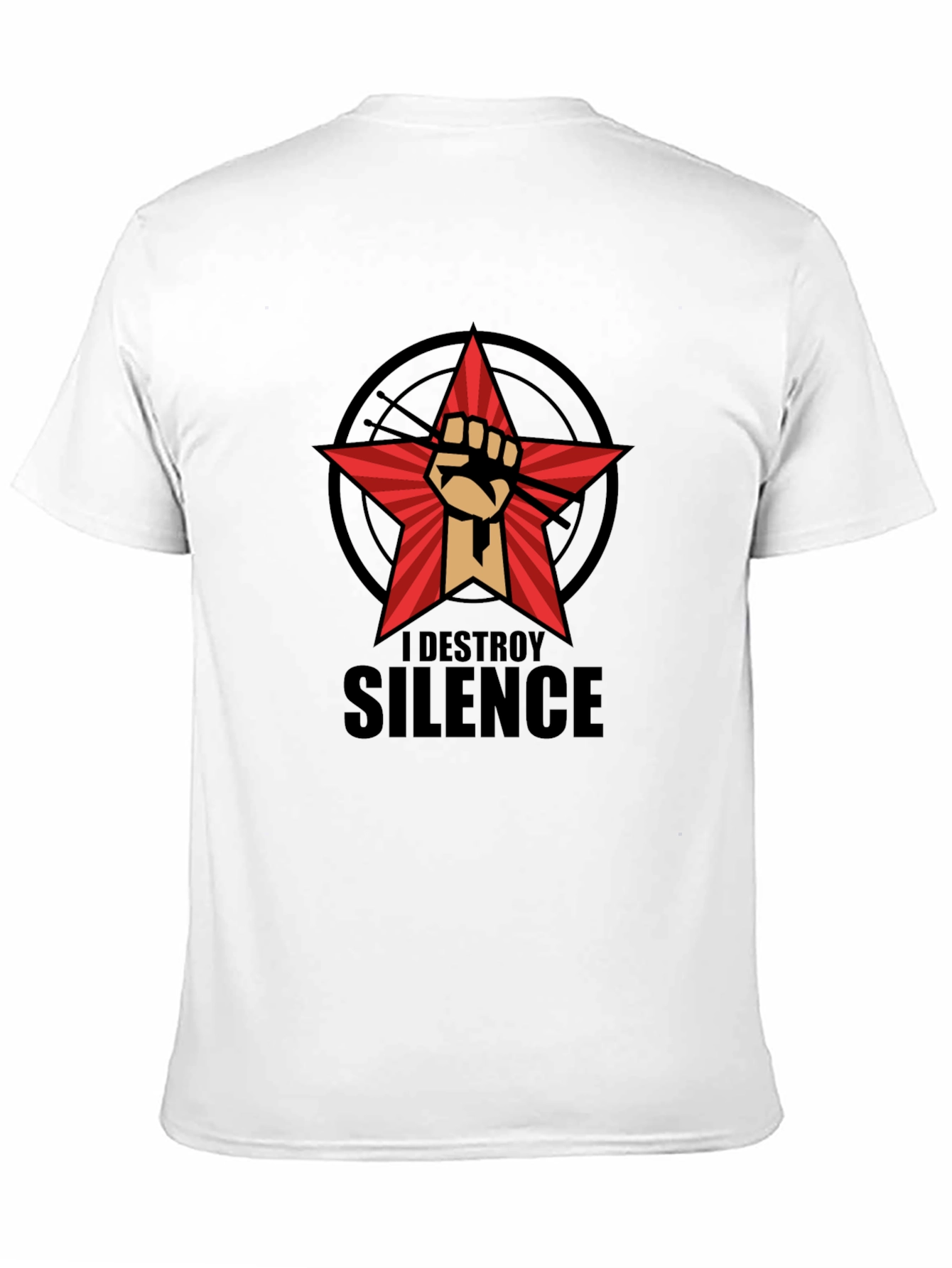 I Destroy Silence Graphic T-Shirt
