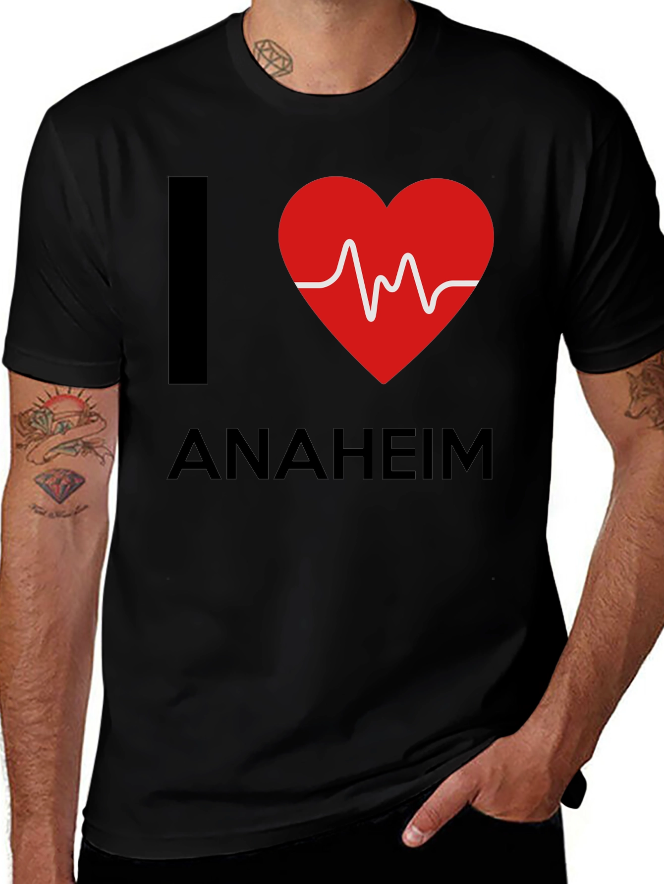 I Heart Anaheim Graphic Tee - City Pride T-Shirt