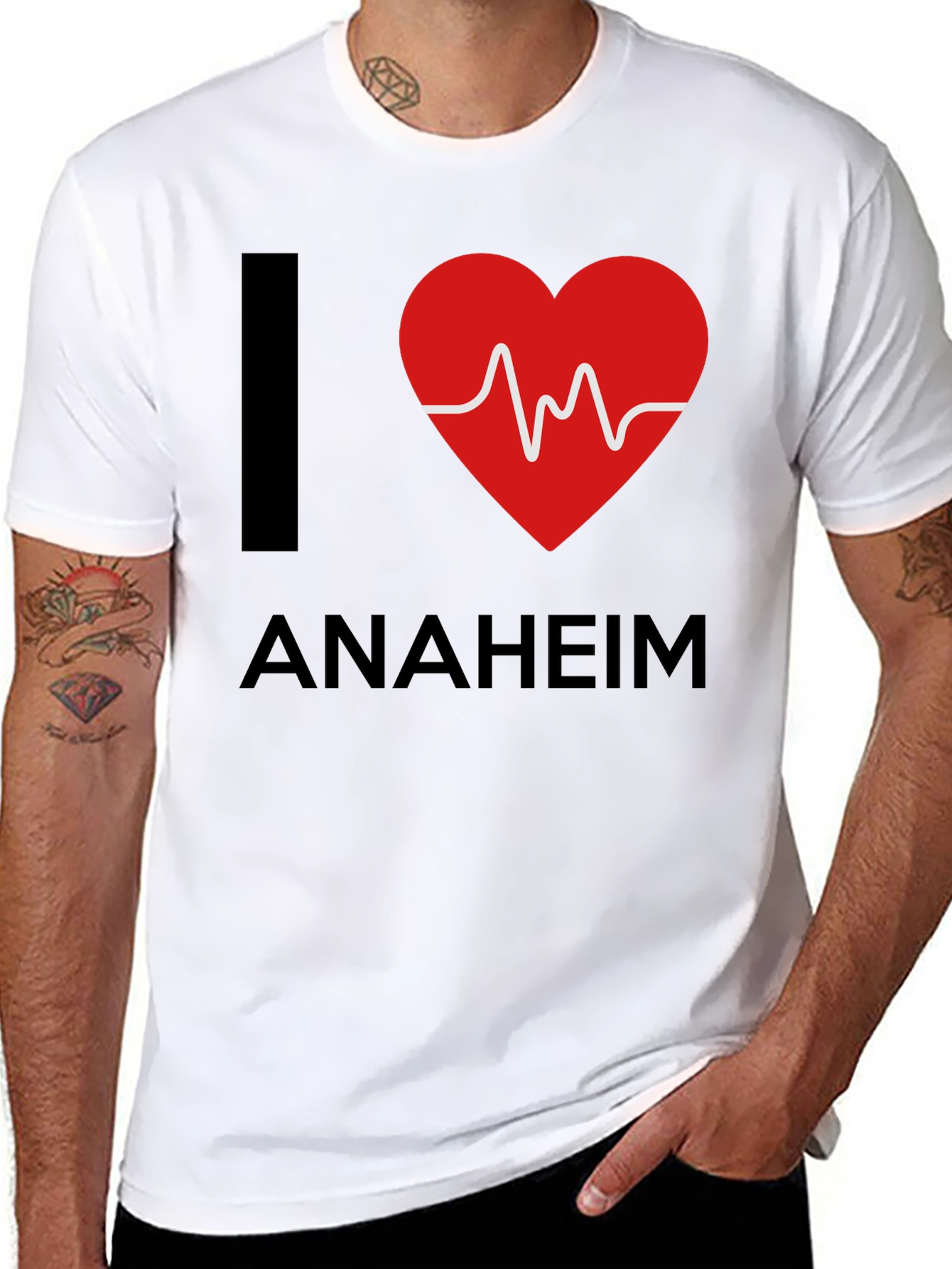 I Heart Anaheim Graphic Tee - City Pride T-Shirt