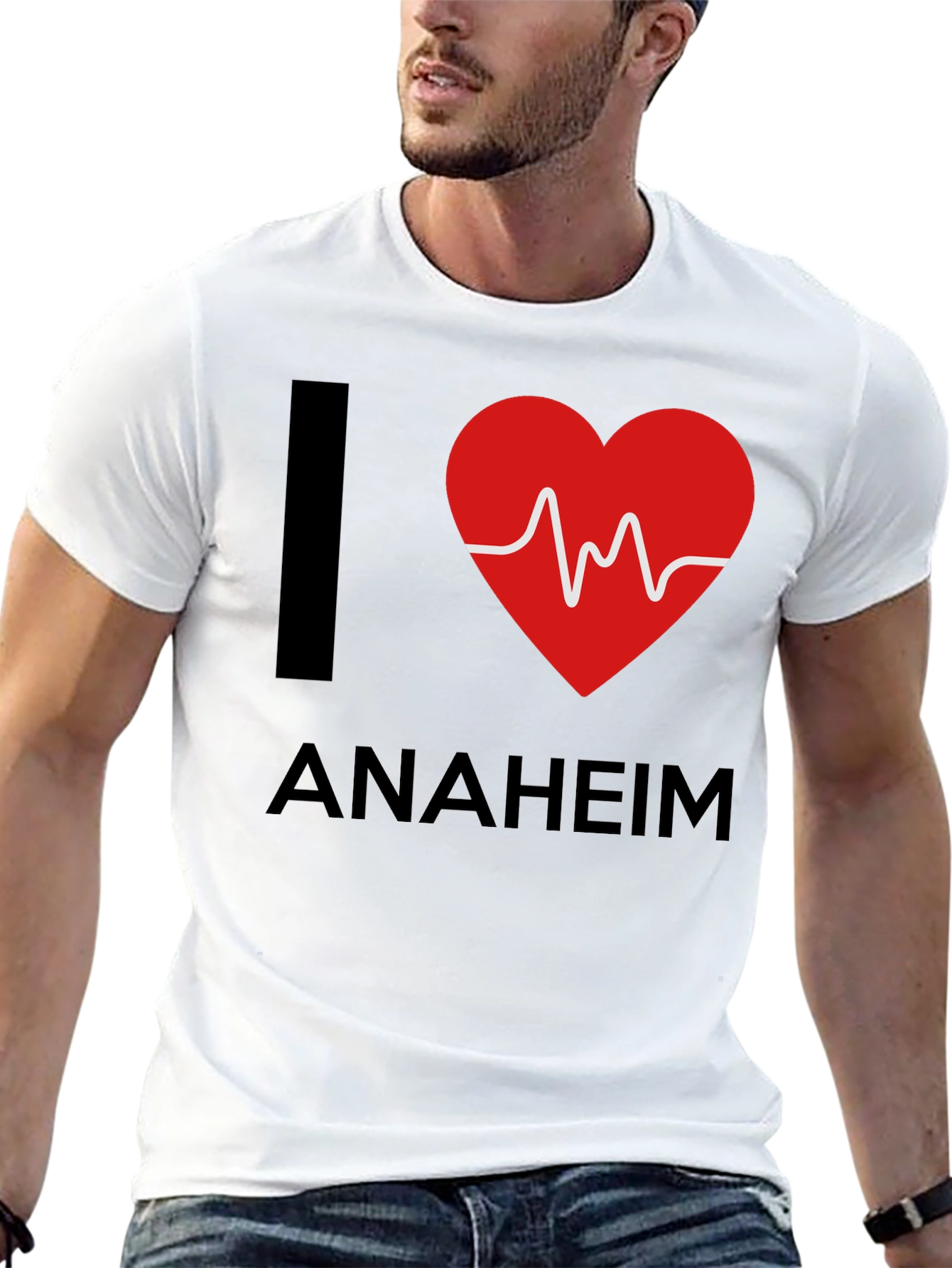 I Heart Anaheim Graphic Tee - City Pride T-Shirt