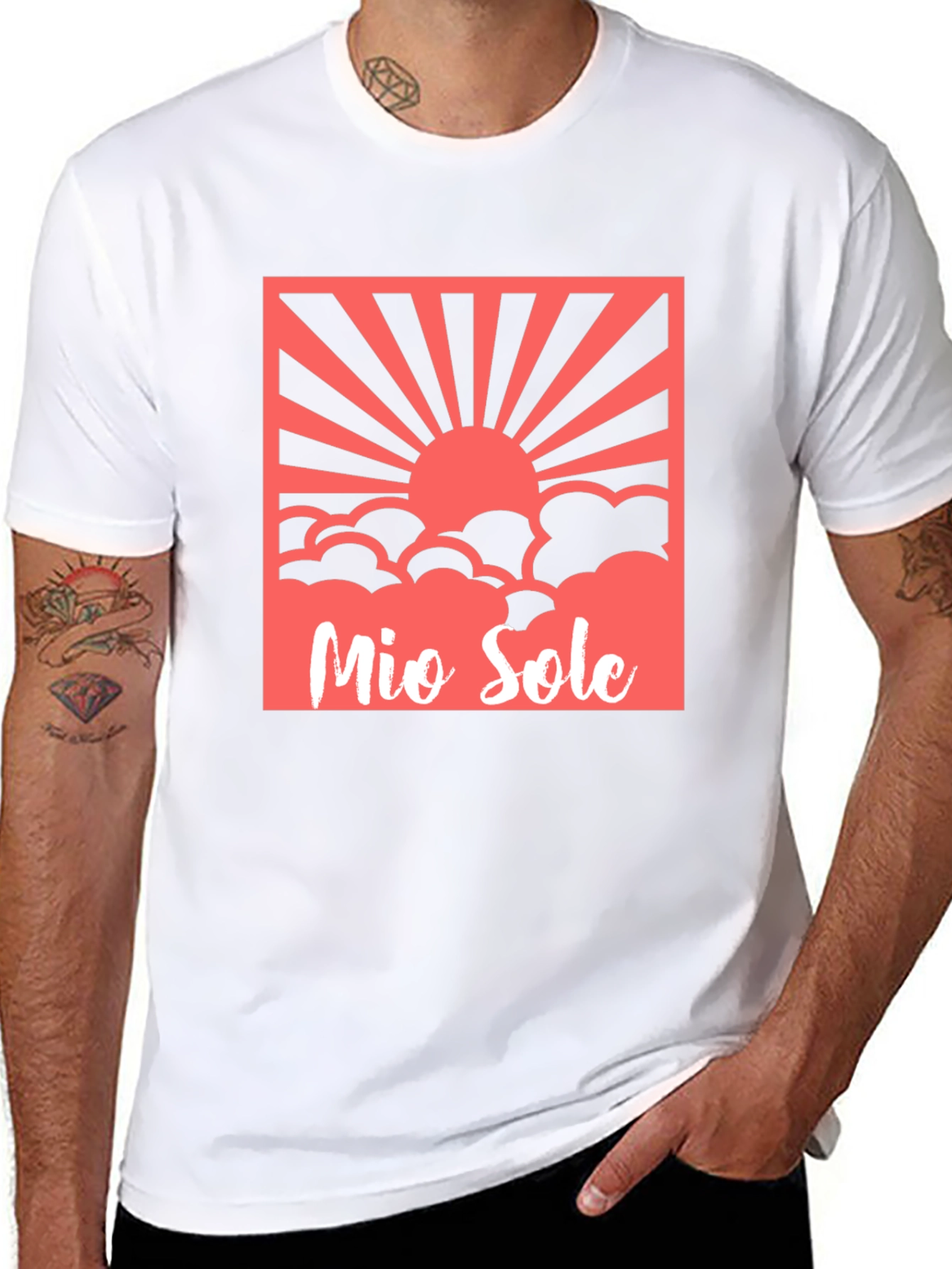 Mio Sole Graphic T-Shirt - Black