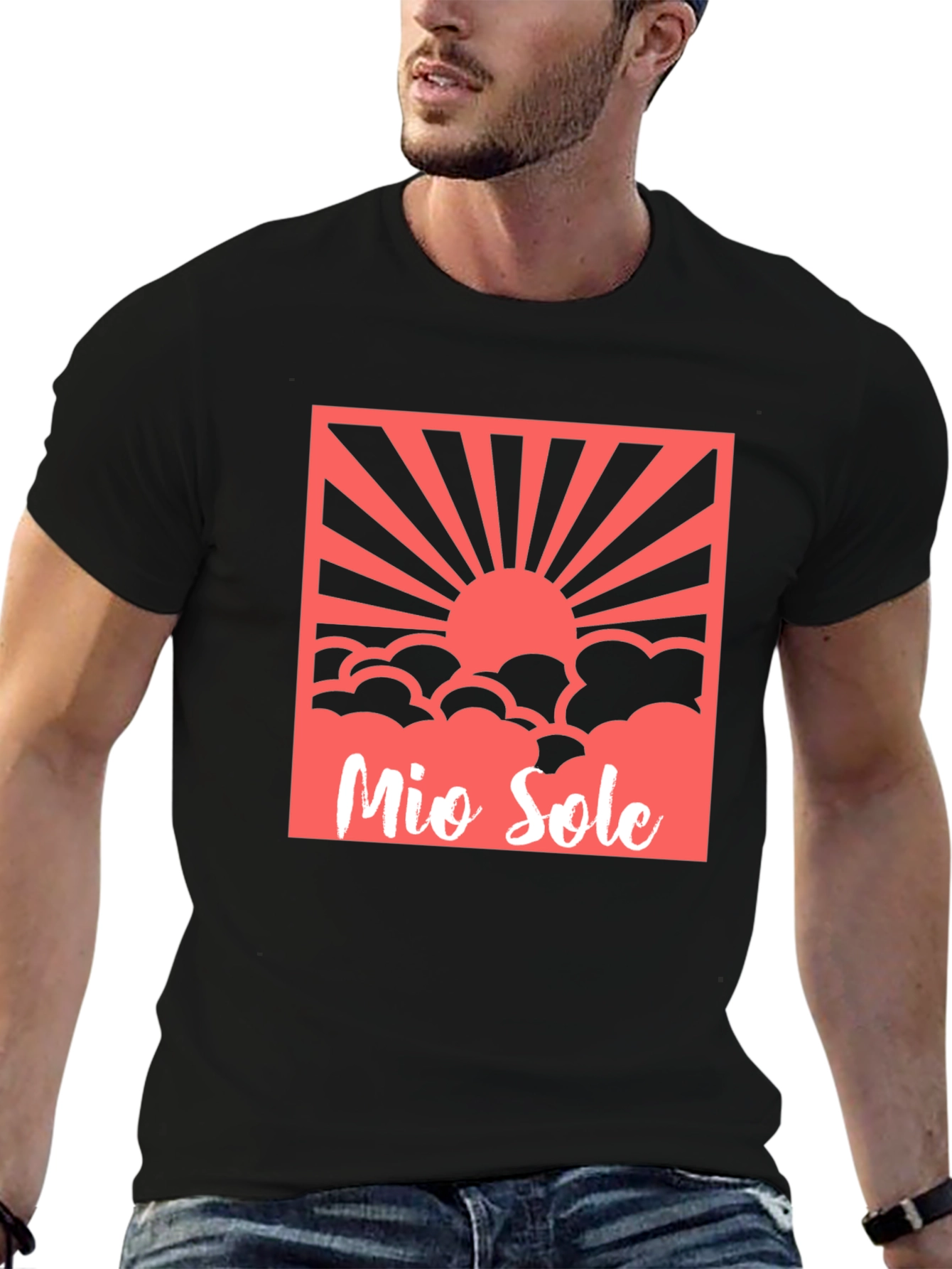 Mio Sole Graphic T-Shirt - Black