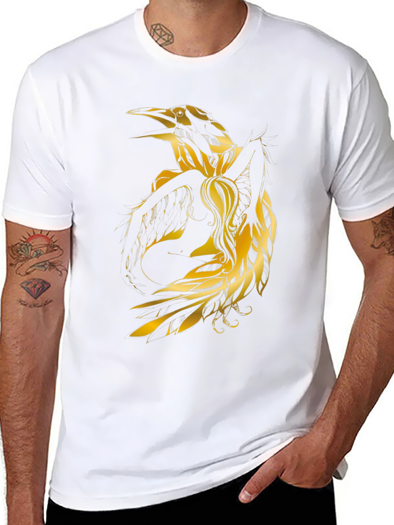Raven Gold Graphic Tee