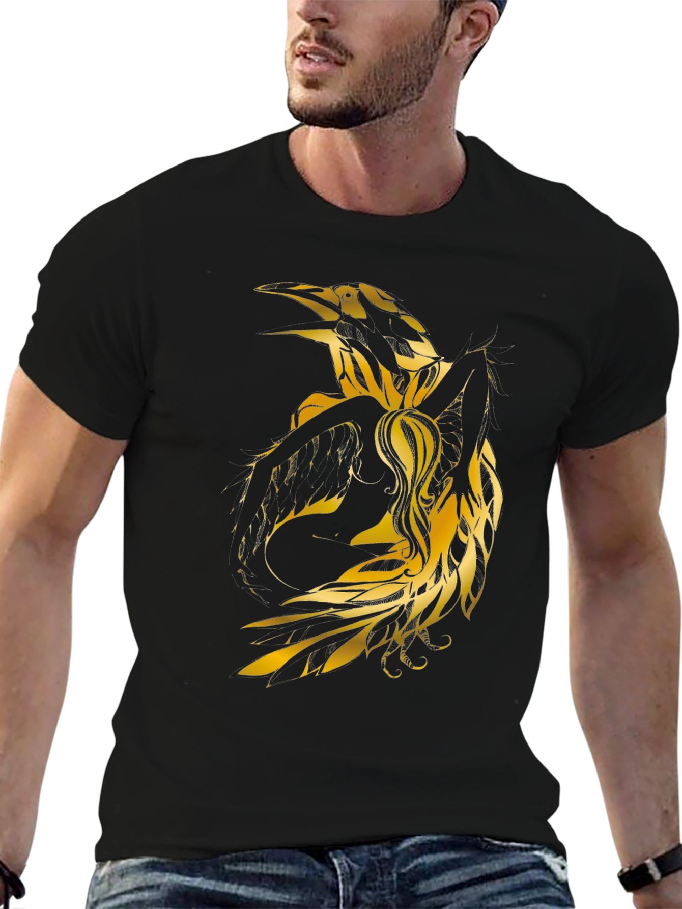 Raven Gold Graphic Tee