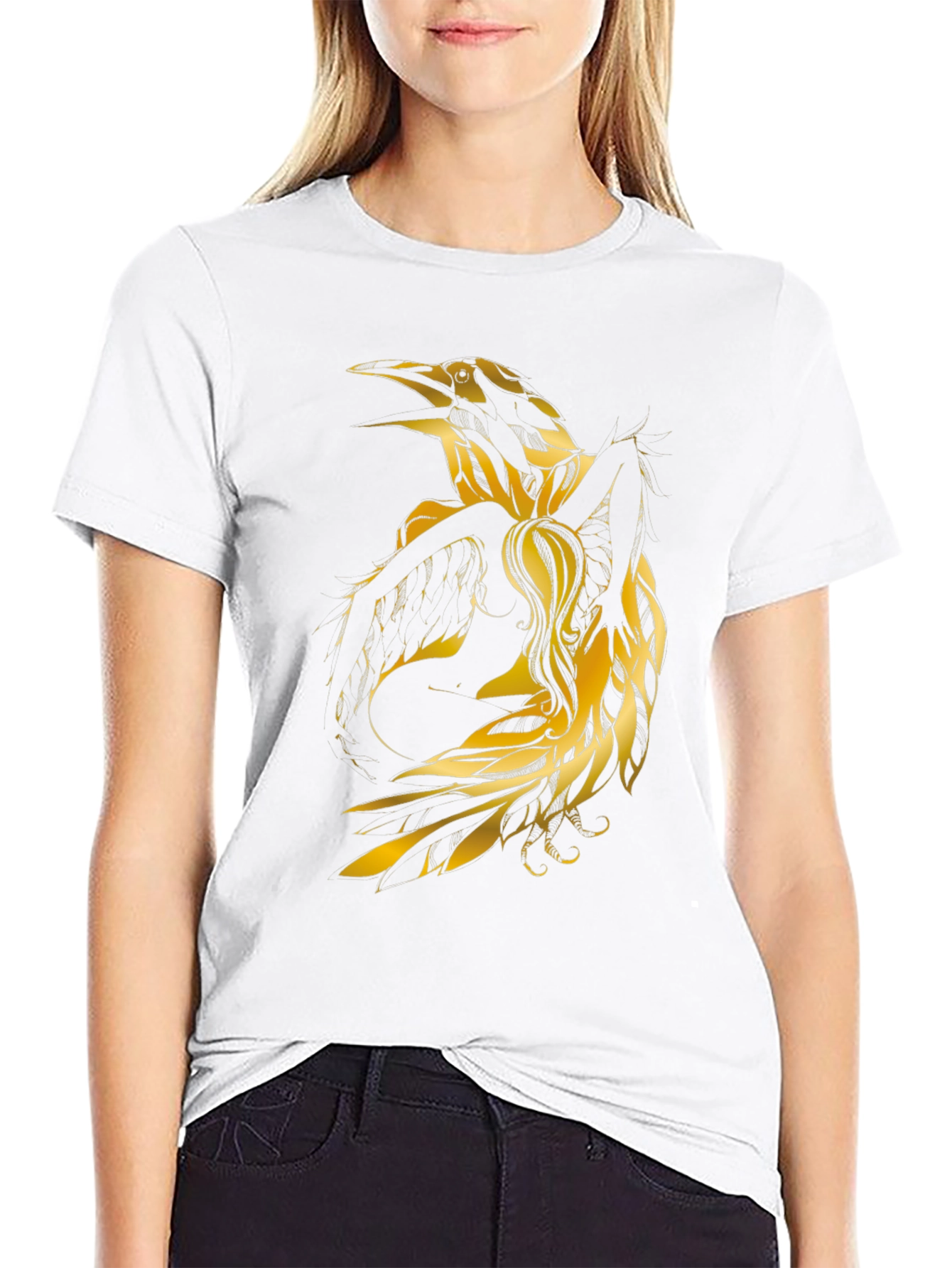 Raven Gold Graphic Tee