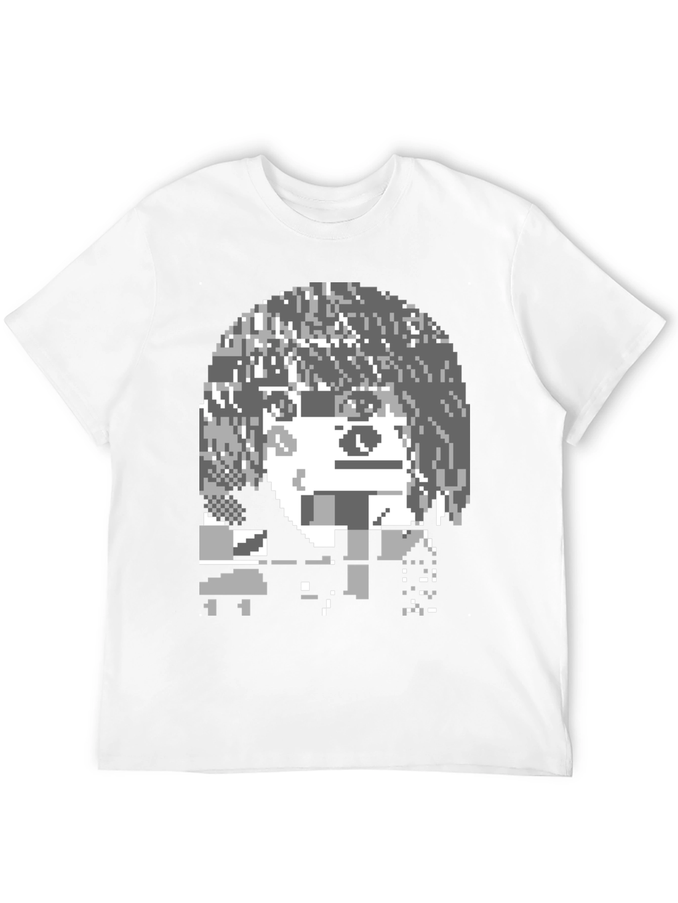 Pixel Art Graphic T-Shirt - Black