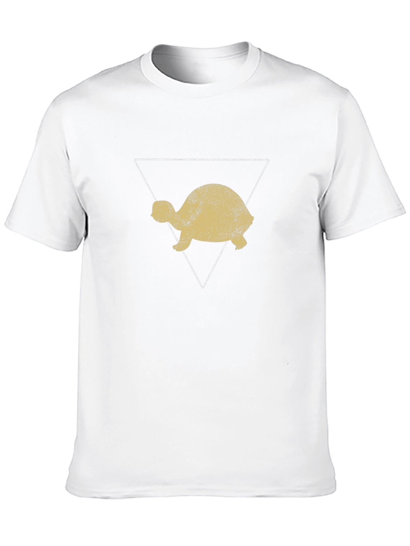 Turtle Triangle Graphic Tee - Black