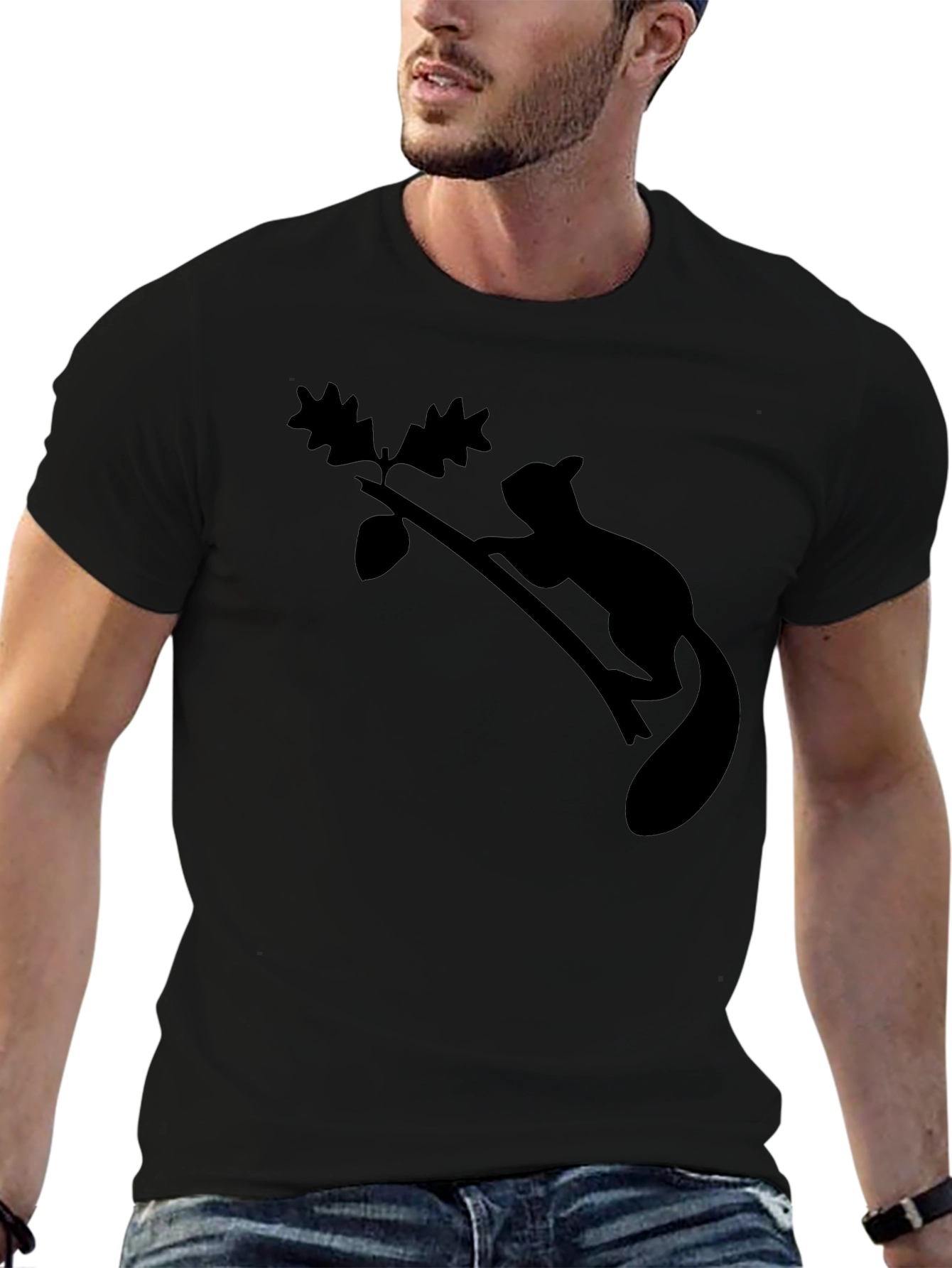 Squirrel Branch Graphic Tee - Nature Inspired