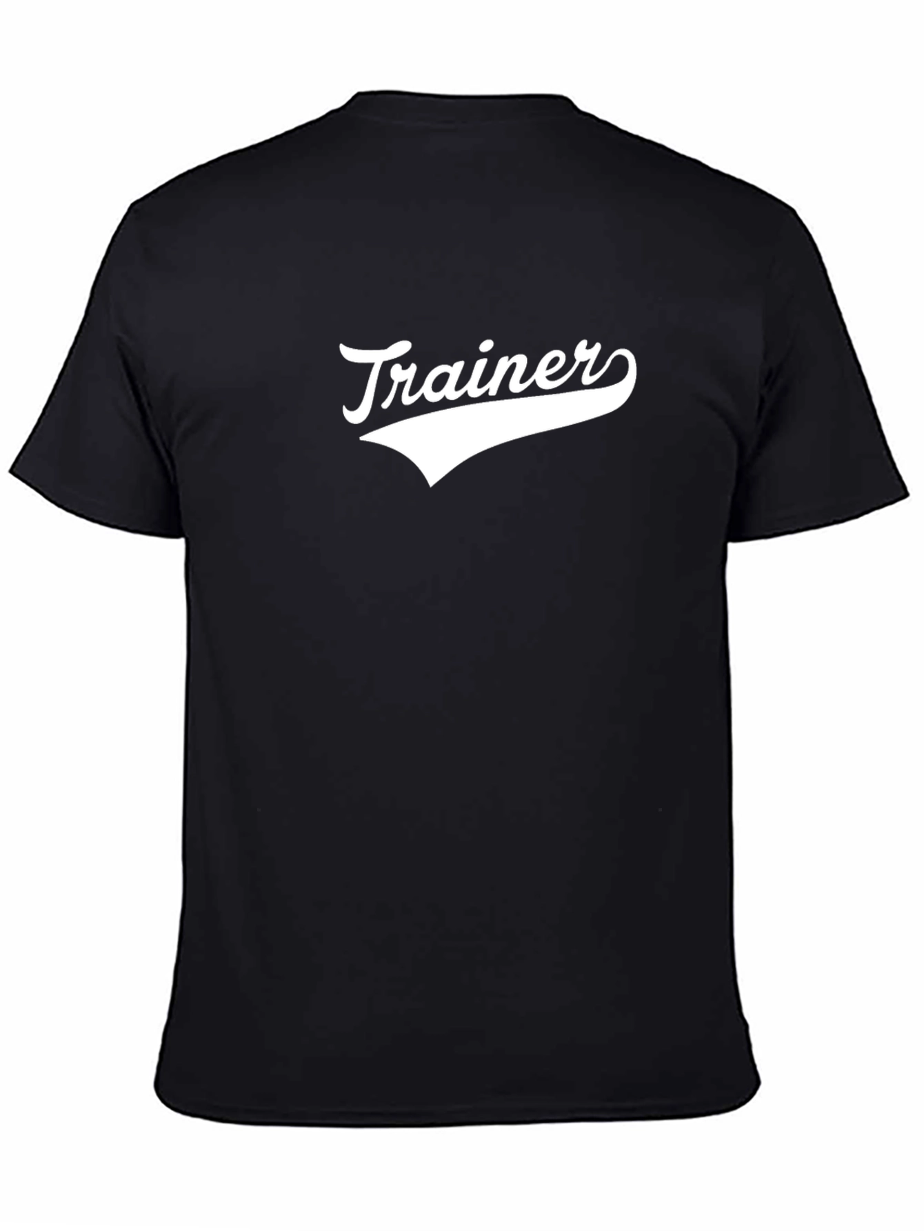 Trainer Graphic Tee - Black Cotton Blend