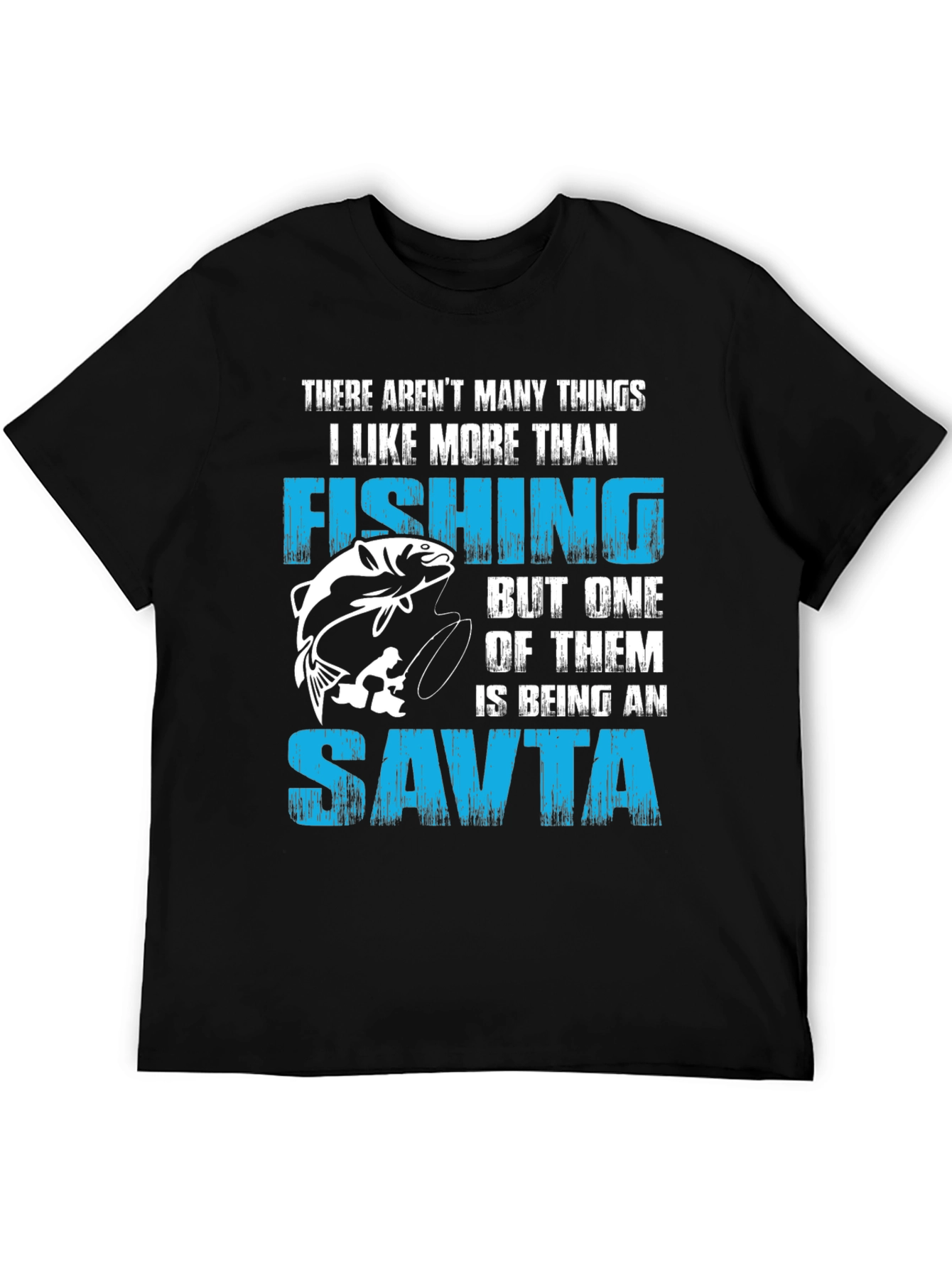 Fishing Savta T-Shirt - Fisherman Grandfather Gift