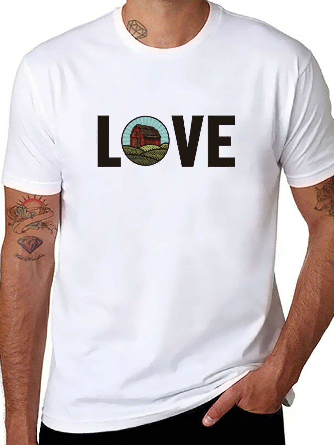 Love Farm T-Shirt - Stylish Graphic Tee