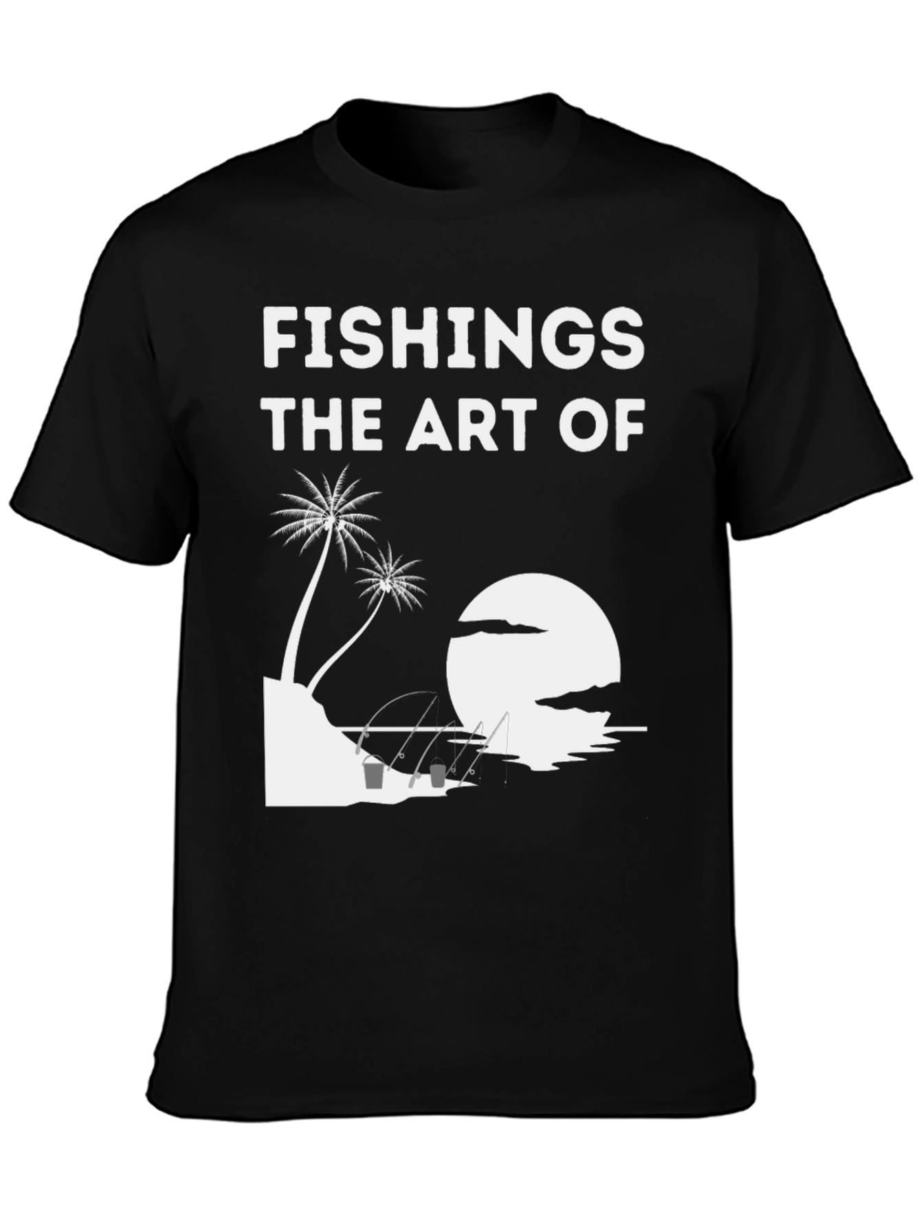 Fishing Art Tee - Tropical Fishing T-Shirt