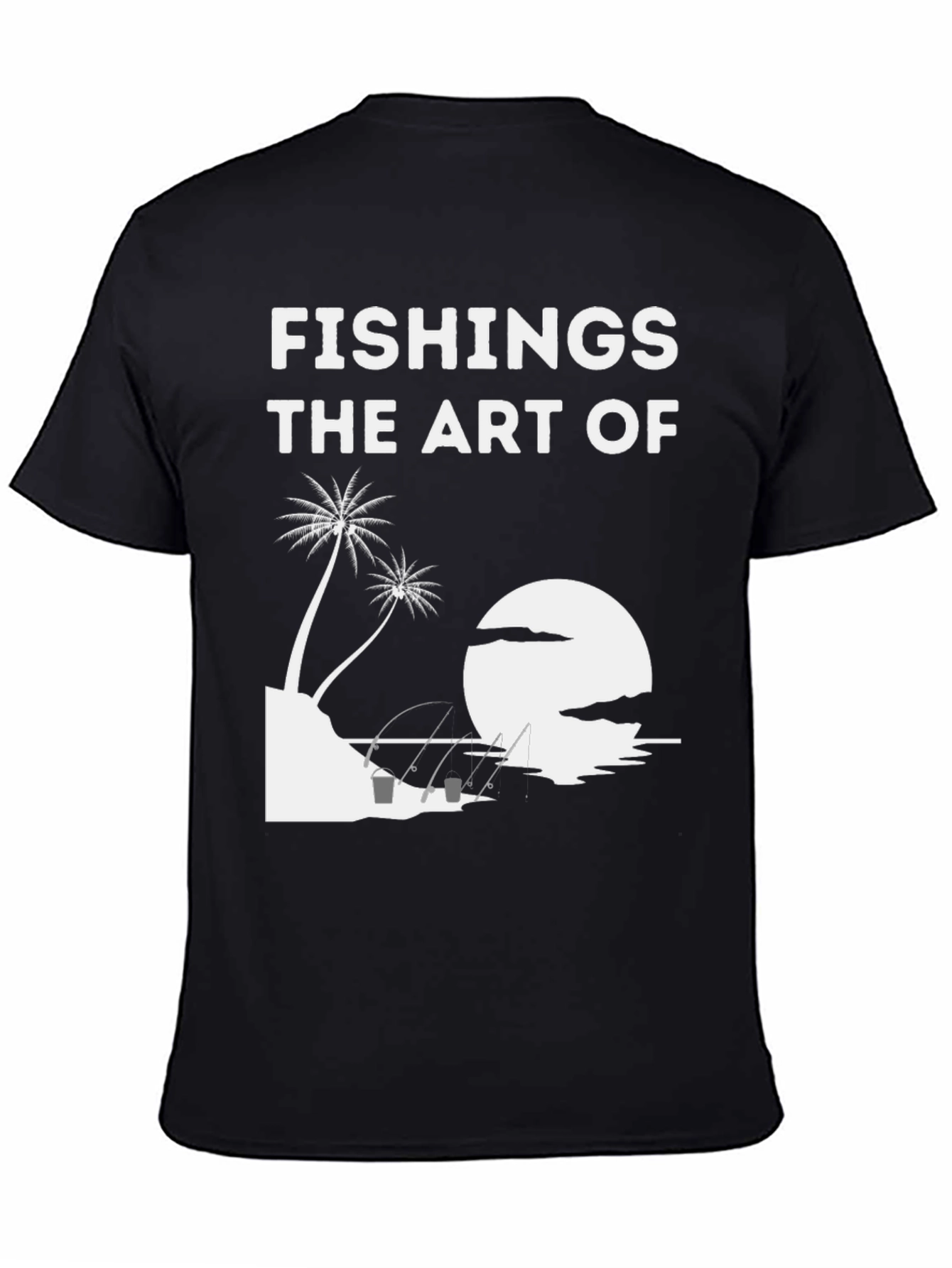 Fishing Art Tee - Tropical Fishing T-Shirt