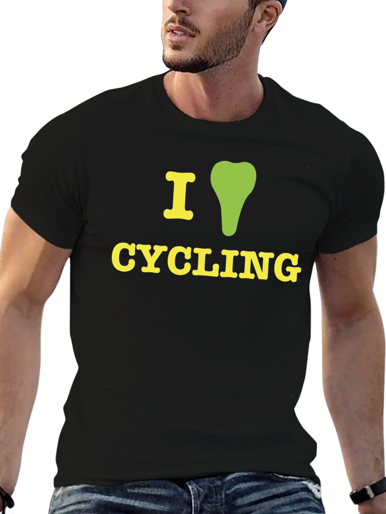 I Love Cycling T-Shirt - Sporty Graphic Tee