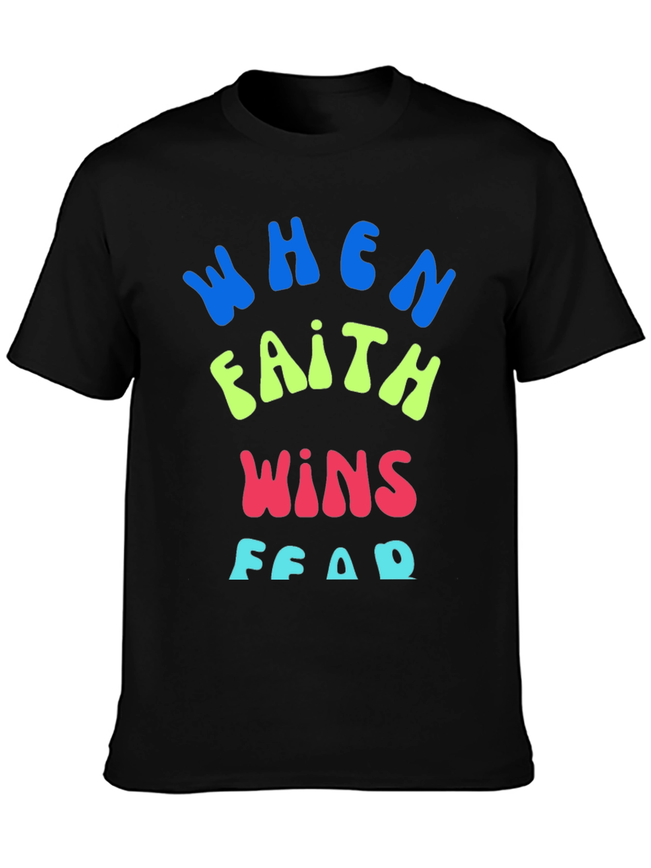 Faith Over Fear Graphic Tee - Trendy Spiritual T-Shirt