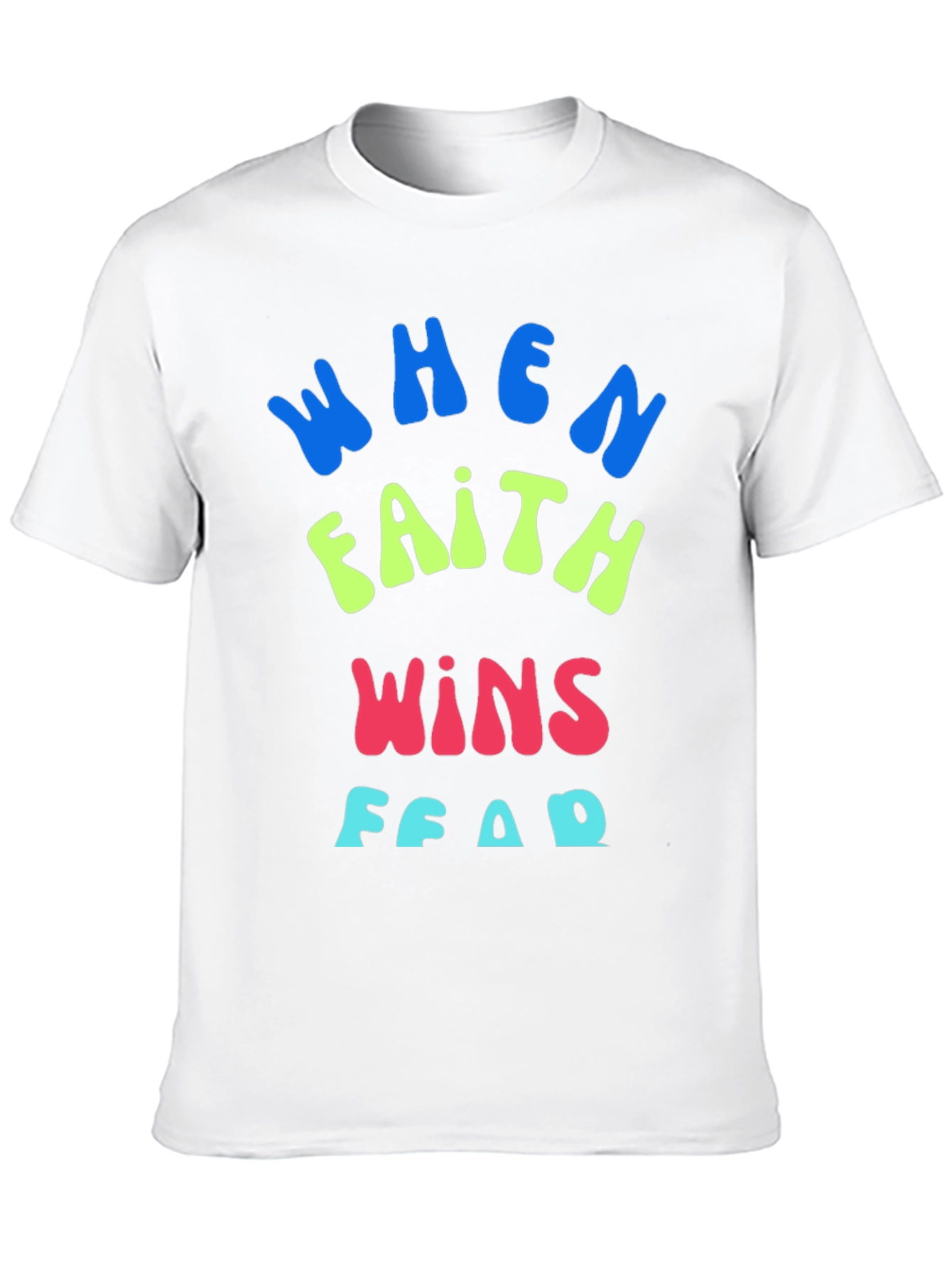 Faith Over Fear Graphic Tee - Trendy Spiritual T-Shirt