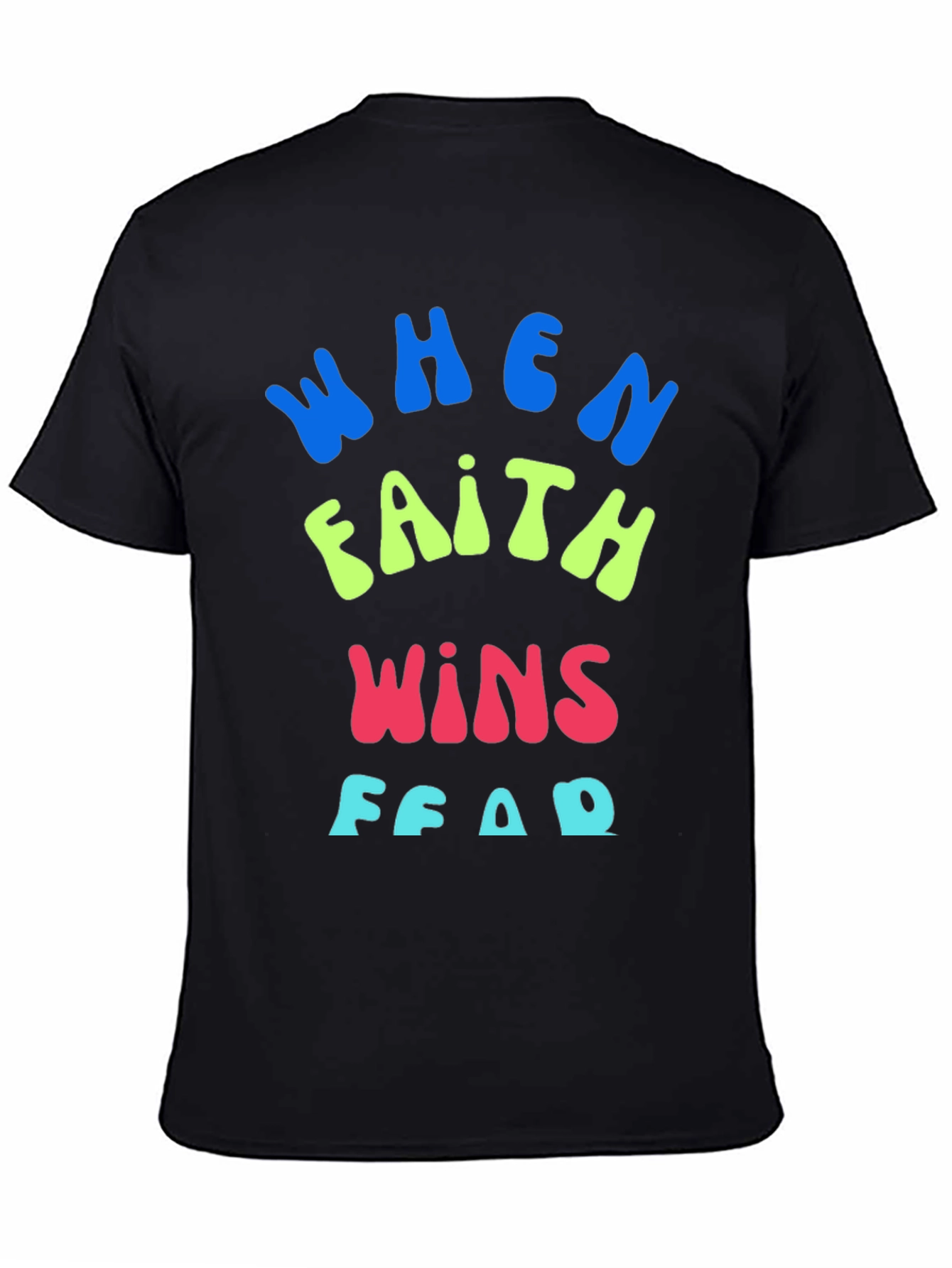 Faith Over Fear Graphic Tee - Trendy Spiritual T-Shirt