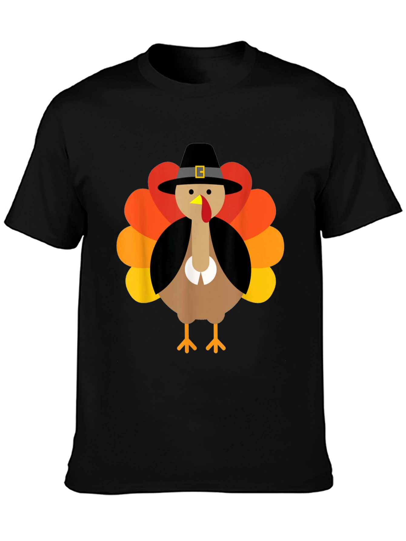 Festive Thanksgiving Turkey Pilgrim T-Shirt