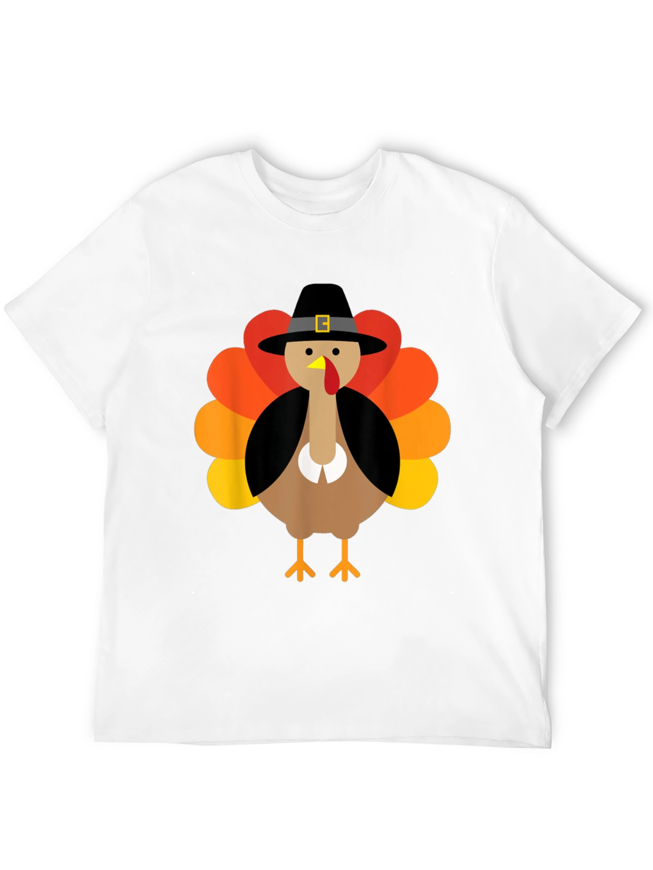 Festive Thanksgiving Turkey Pilgrim T-Shirt