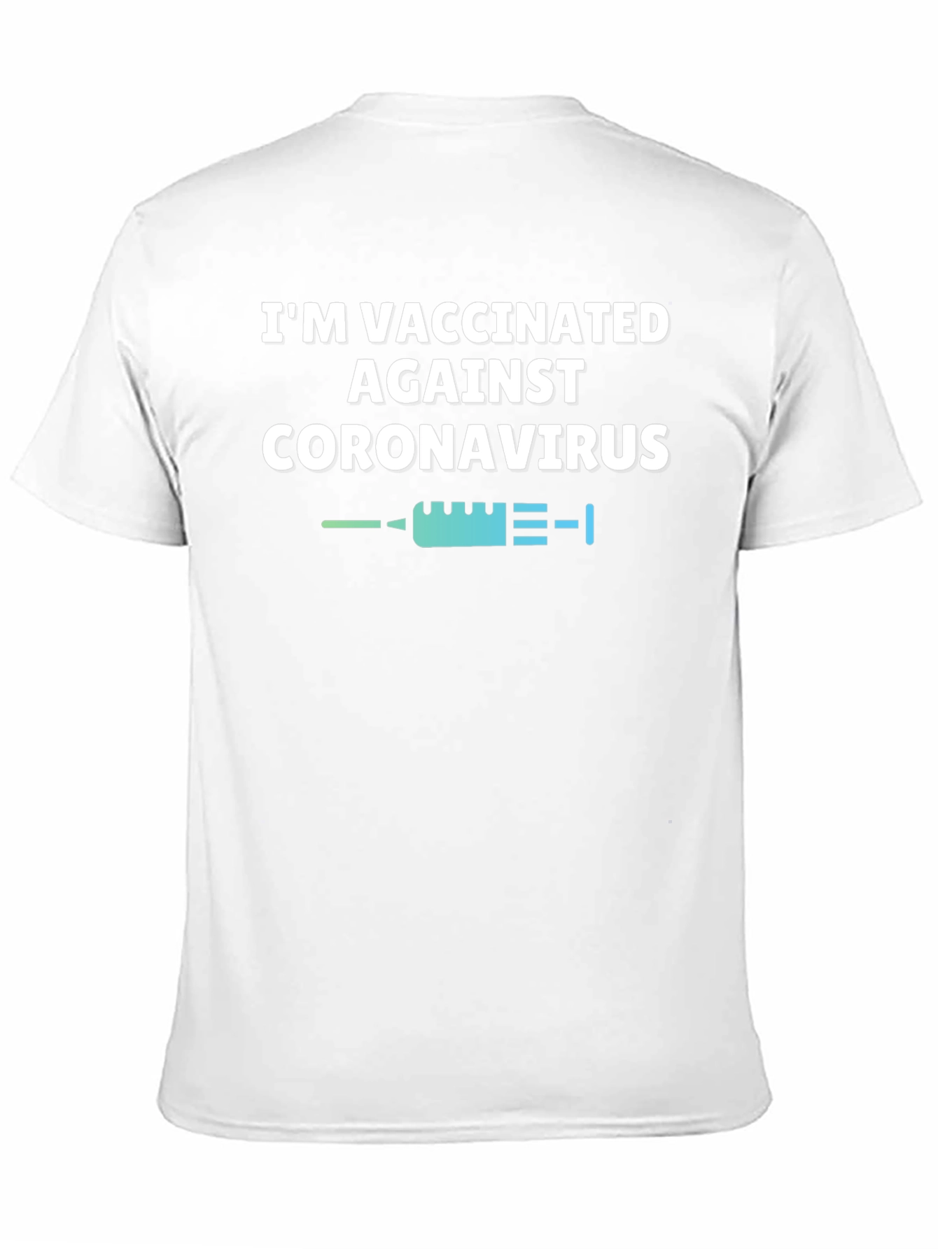 Vaccinated Against Coronavirus Black T-Shirt