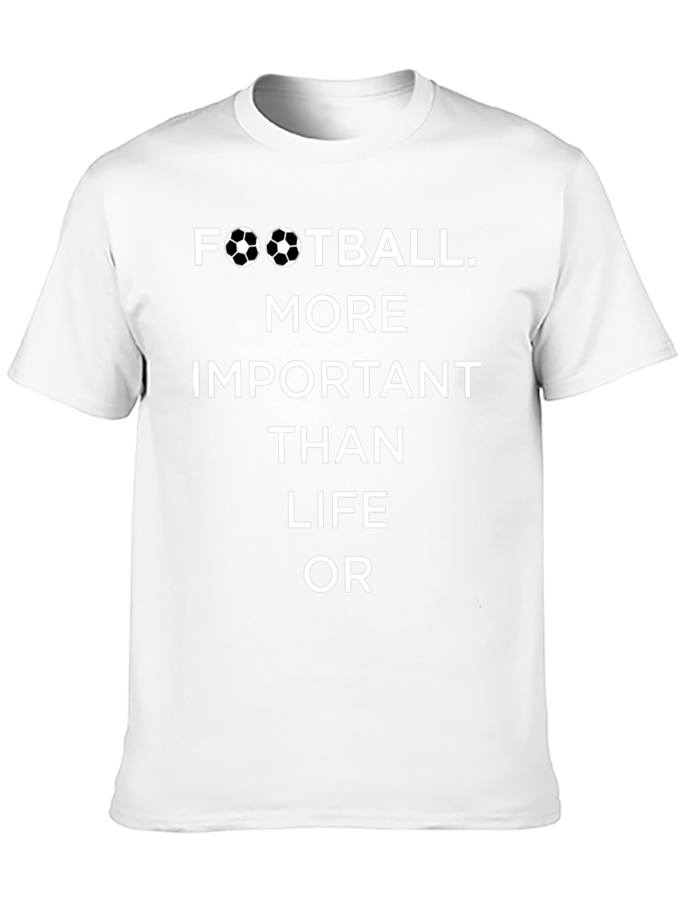 Football More Important Than Life T-Shirt