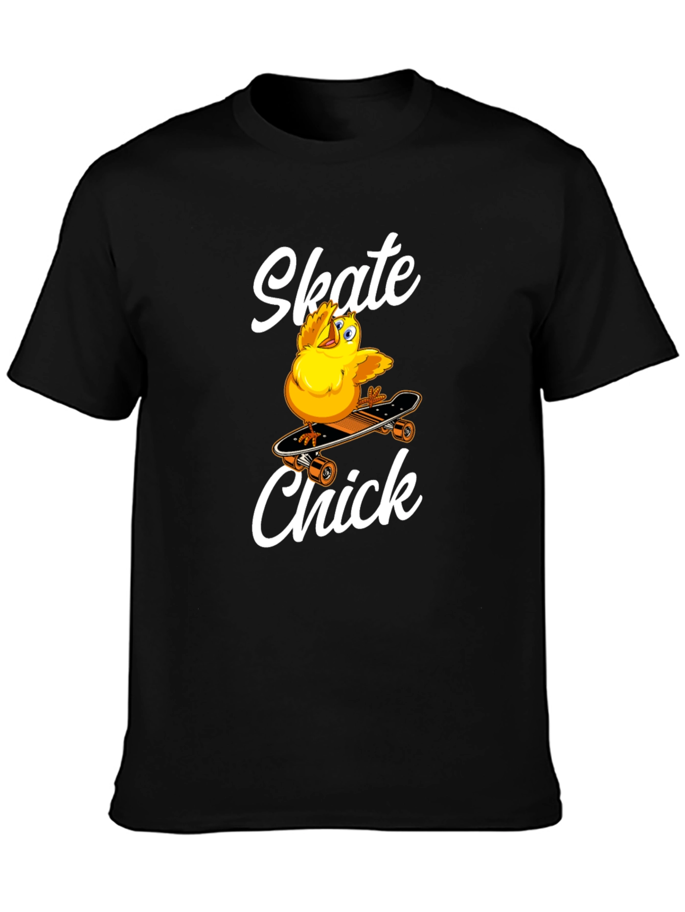 Skate Chick Graphic T-Shirt - Cool & Comfy