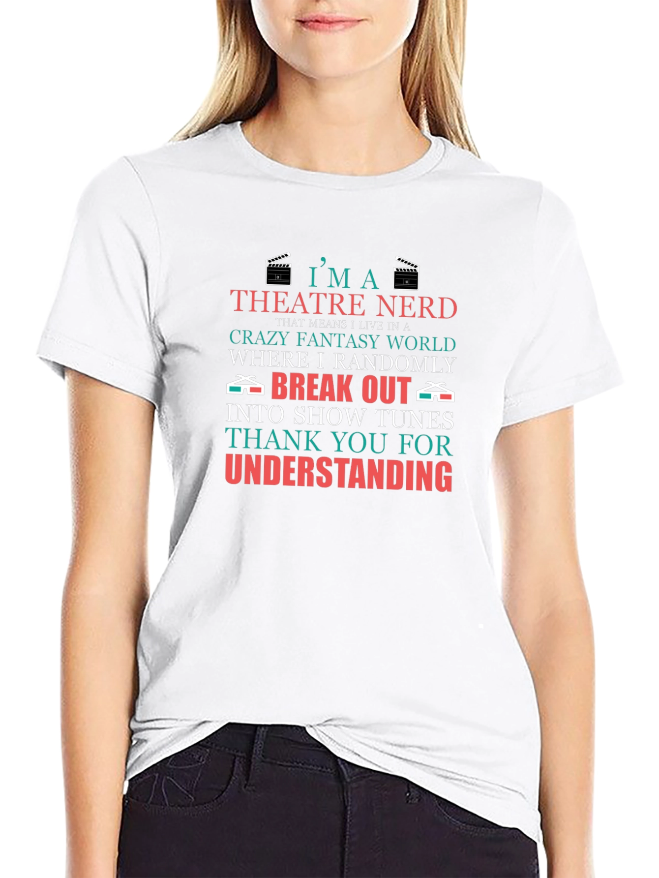 Theatre Nerd T-Shirt - Crazy Fantasy World Tee