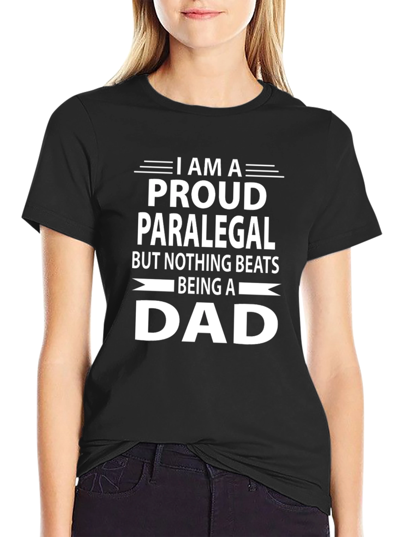 Proud Paralegal Dad Graphic T-Shirt