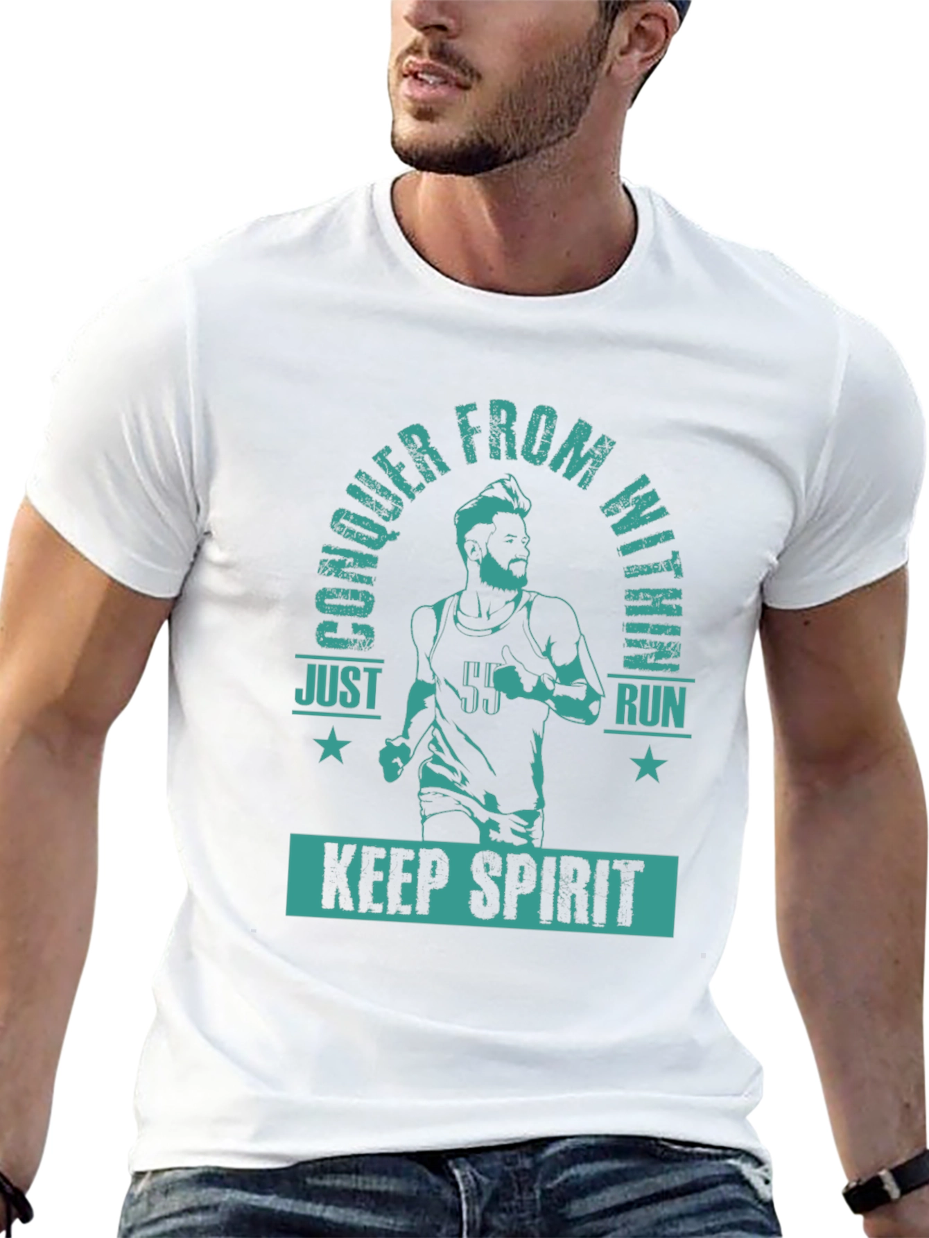 Conquer From Within Running T-Shirt