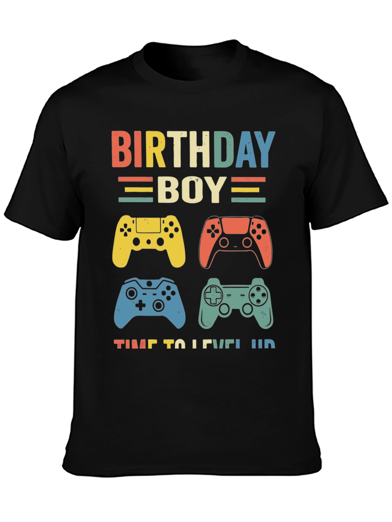 Birthday Boy Gamer T-Shirt - Level Up!