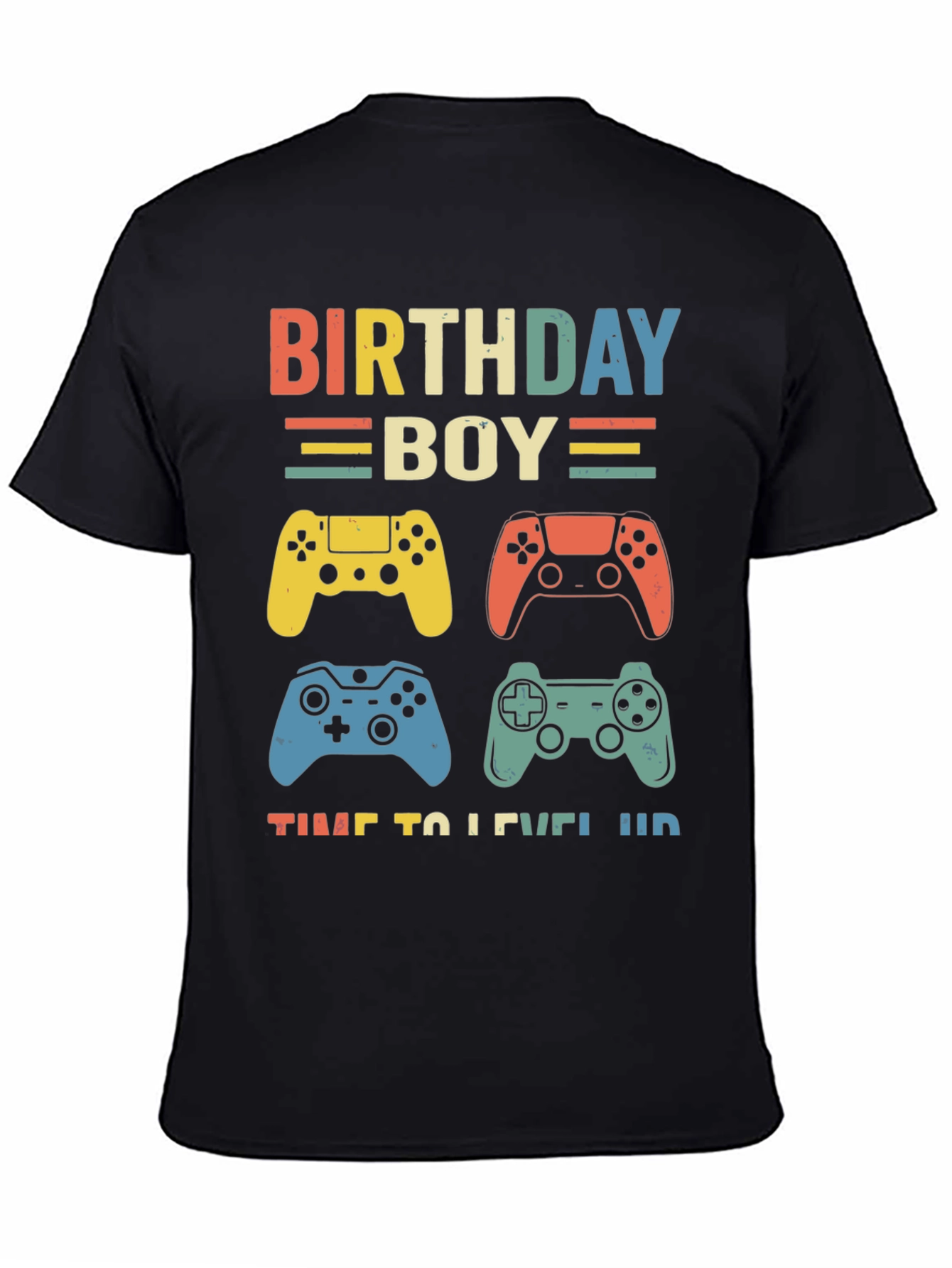 Birthday Boy Gamer T-Shirt - Level Up!