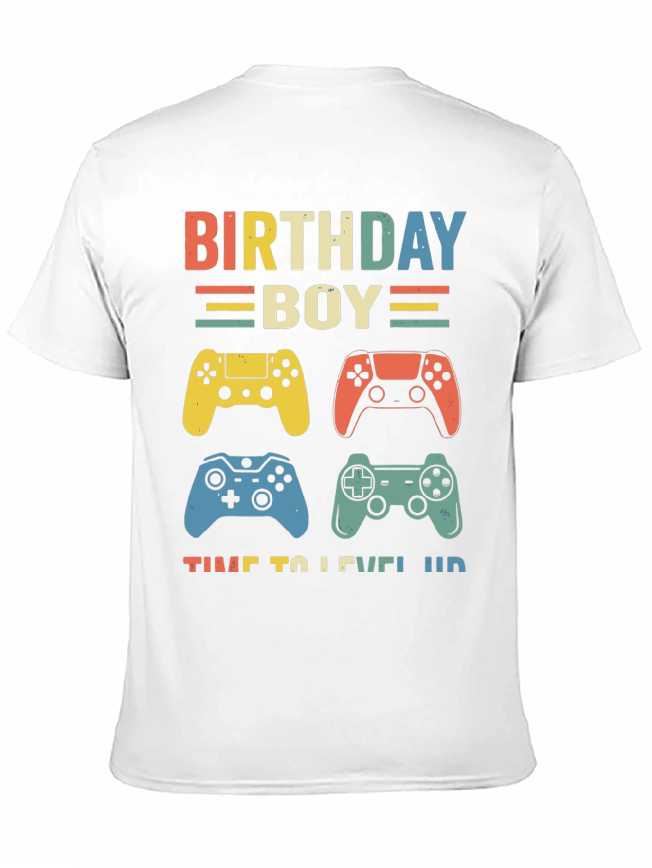 Birthday Boy Gamer T-Shirt - Level Up!