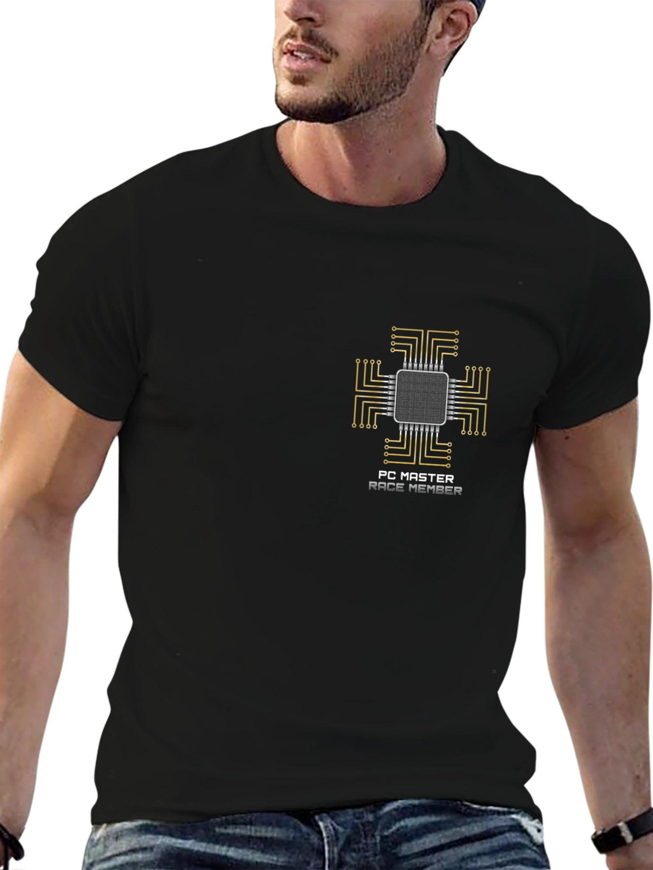 PC Master Race Member T-Shirt - Black Cotton Tee