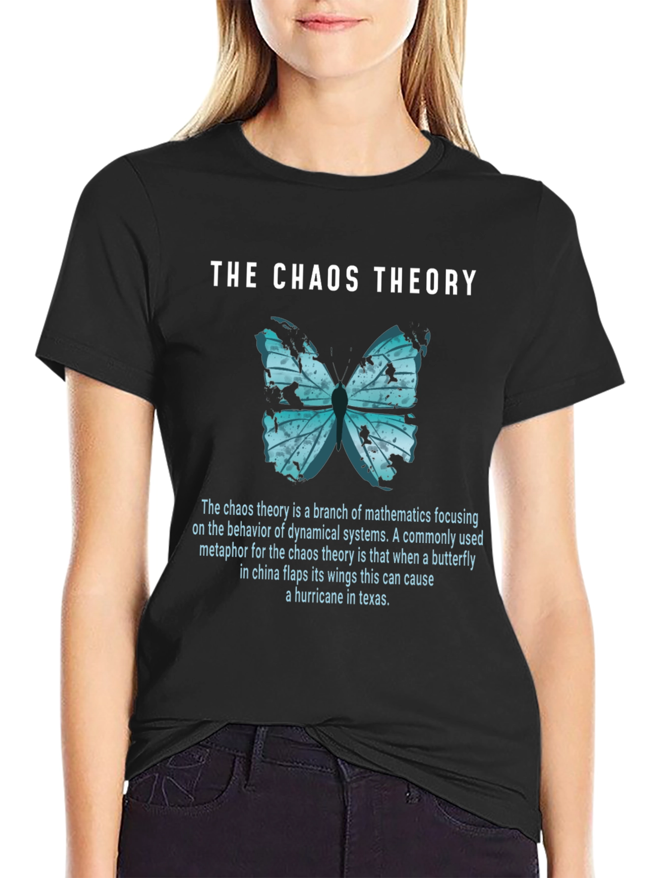 Chaos Theory Butterfly Graphic Tee