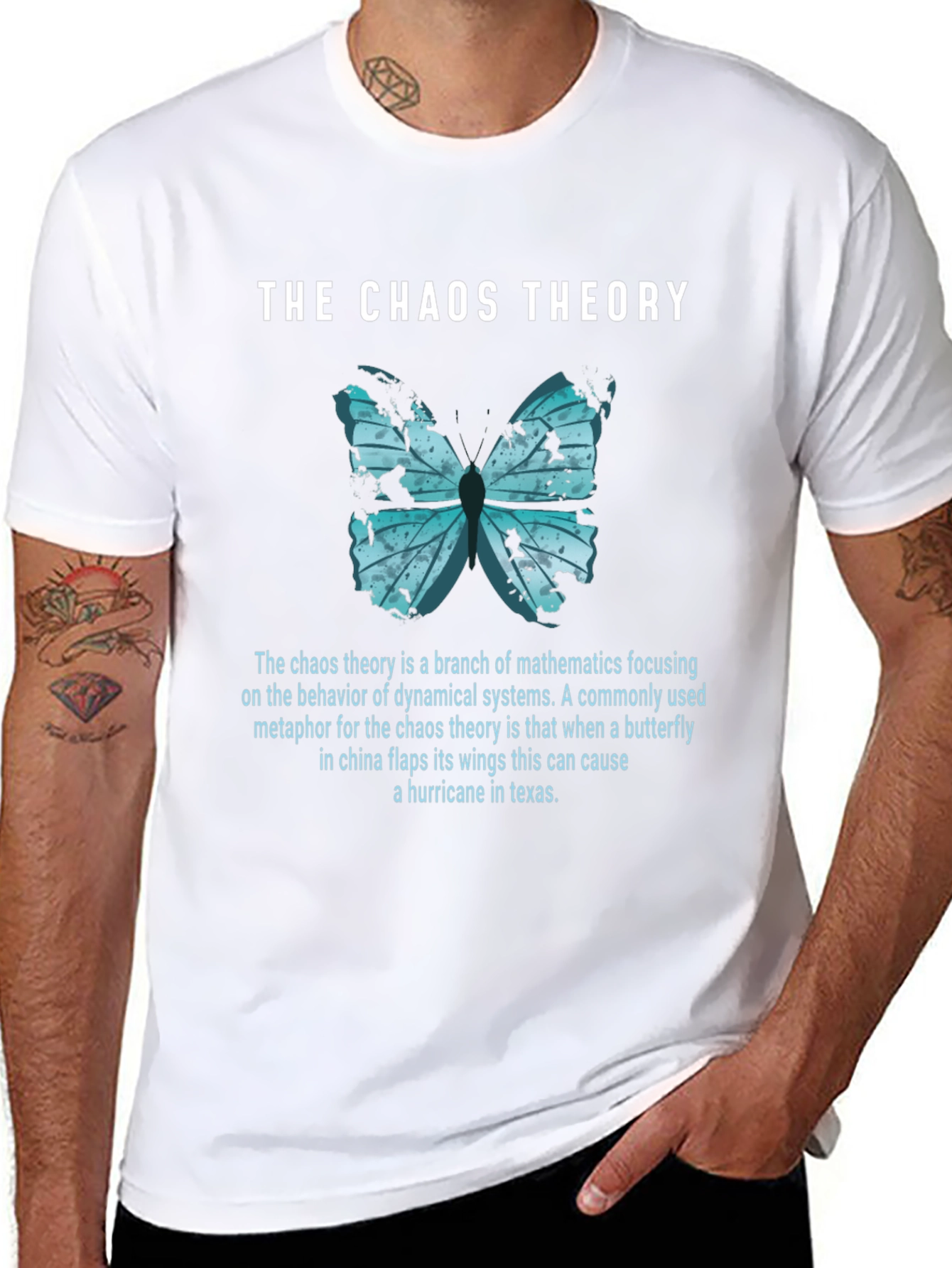 Chaos Theory Butterfly Graphic Tee