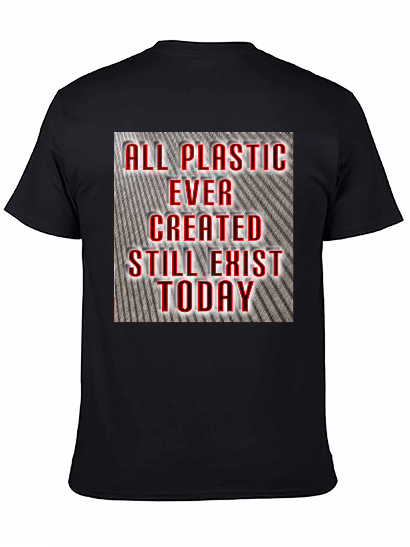 All Plastic Exists Today Graphic Tee - Black