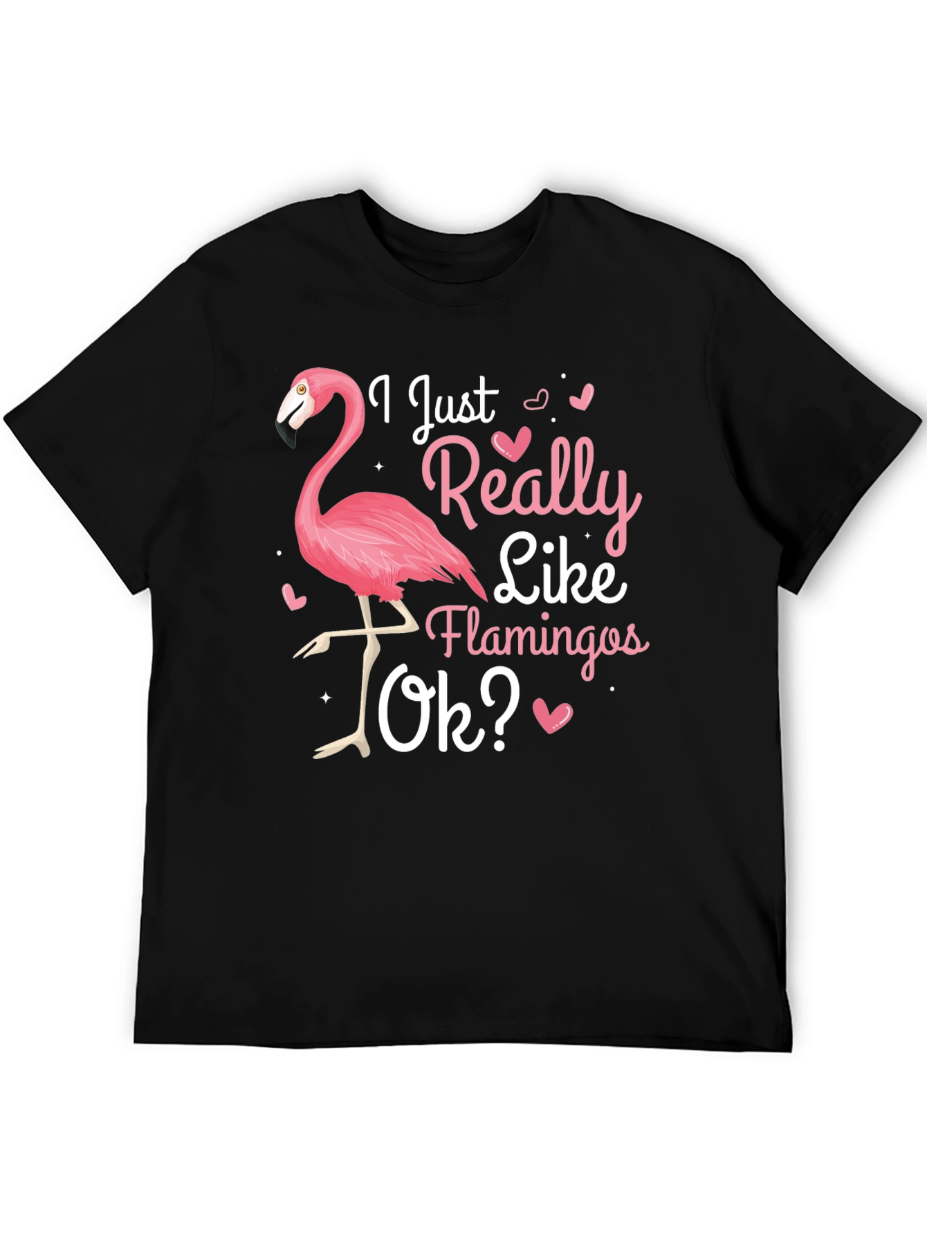 I Just Really Like Flamingos Ok? T-Shirt