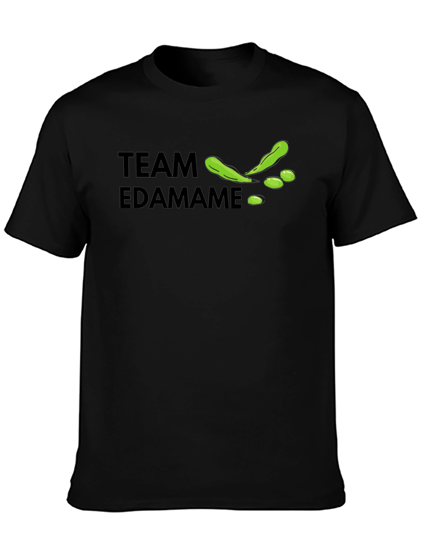 Team Edamame Graphic T-Shirt - Casual Crew Neck Tee