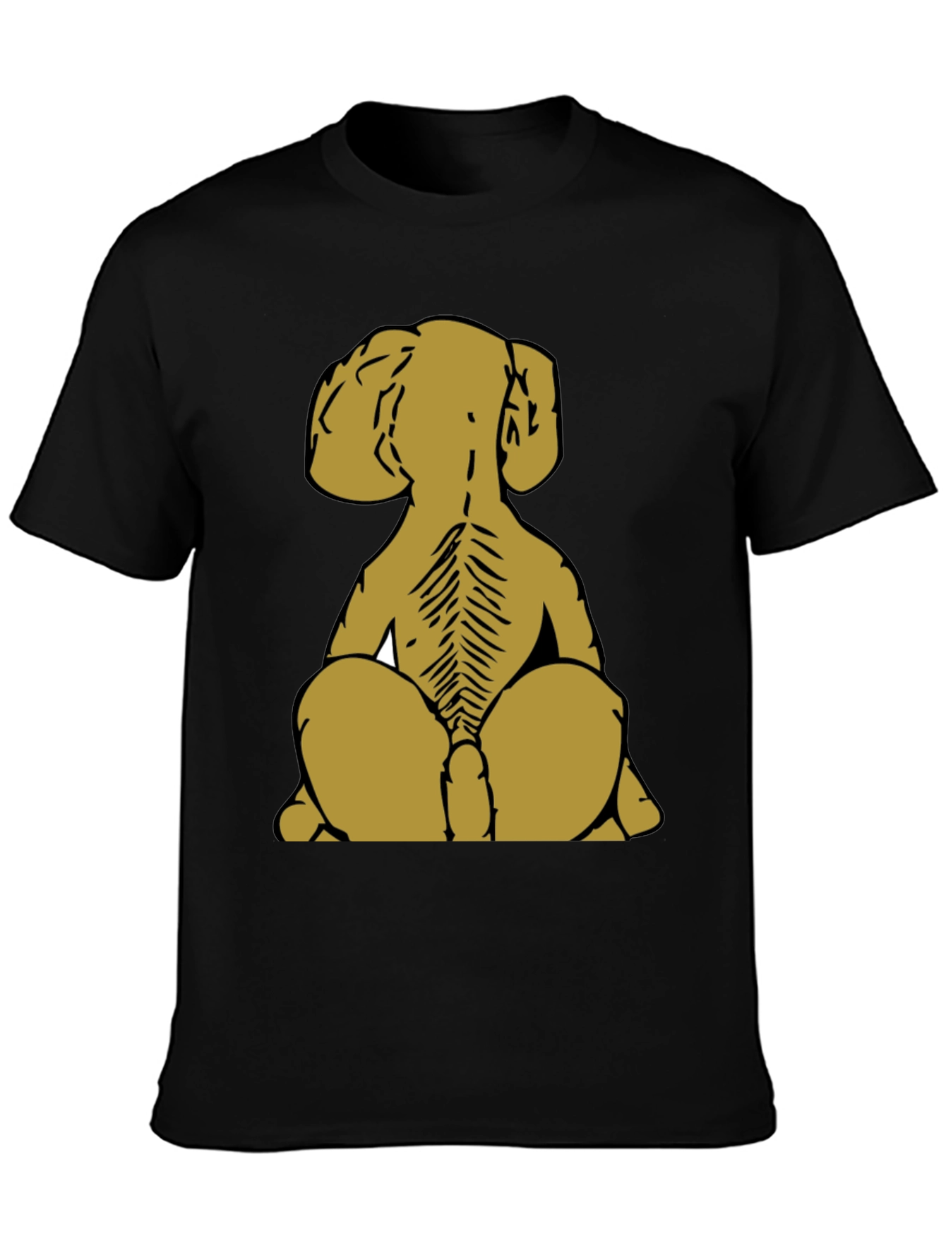 Dog Skeleton T-Shirt - Unique Back Design