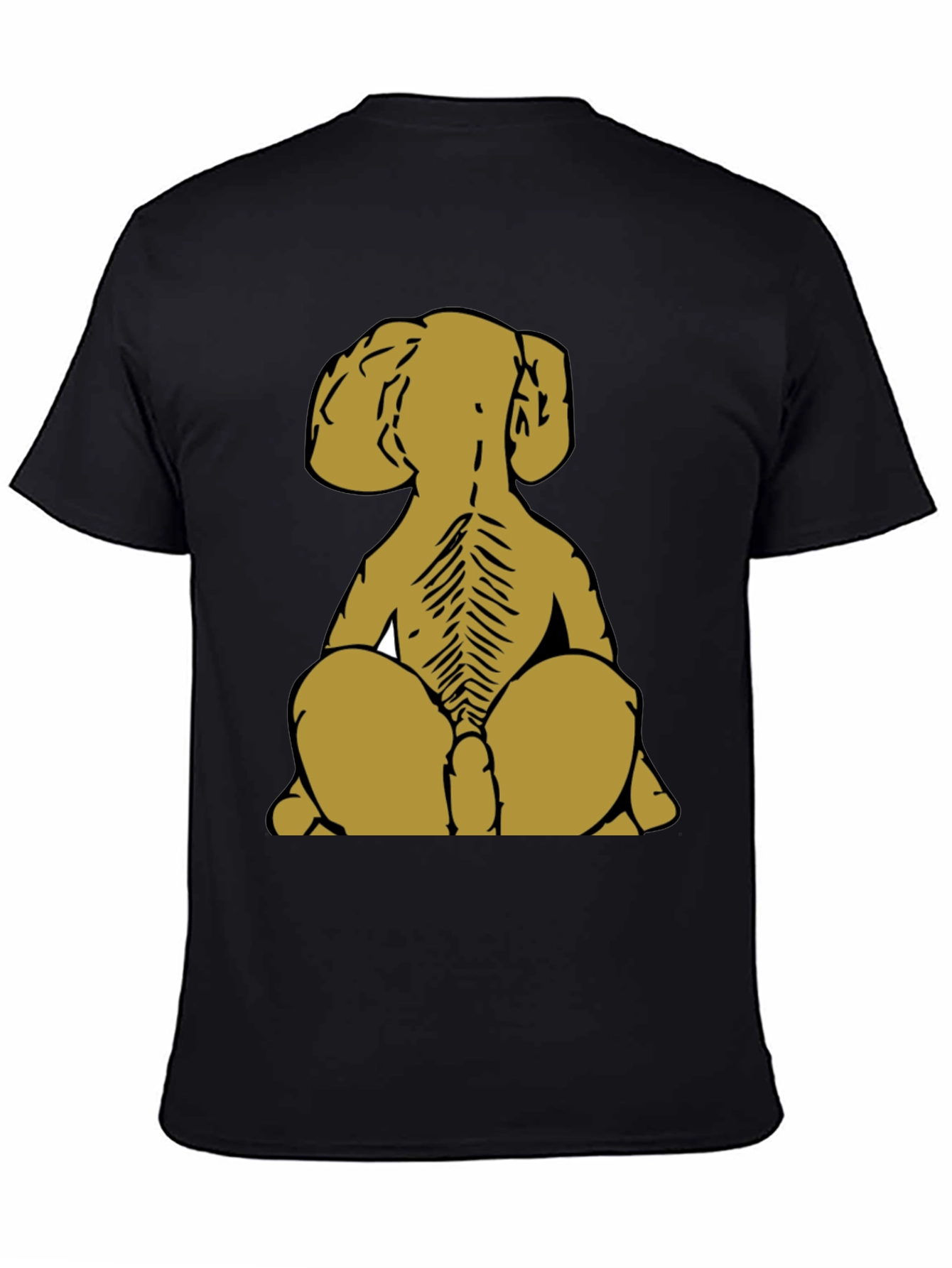 Dog Skeleton T-Shirt - Unique Back Design