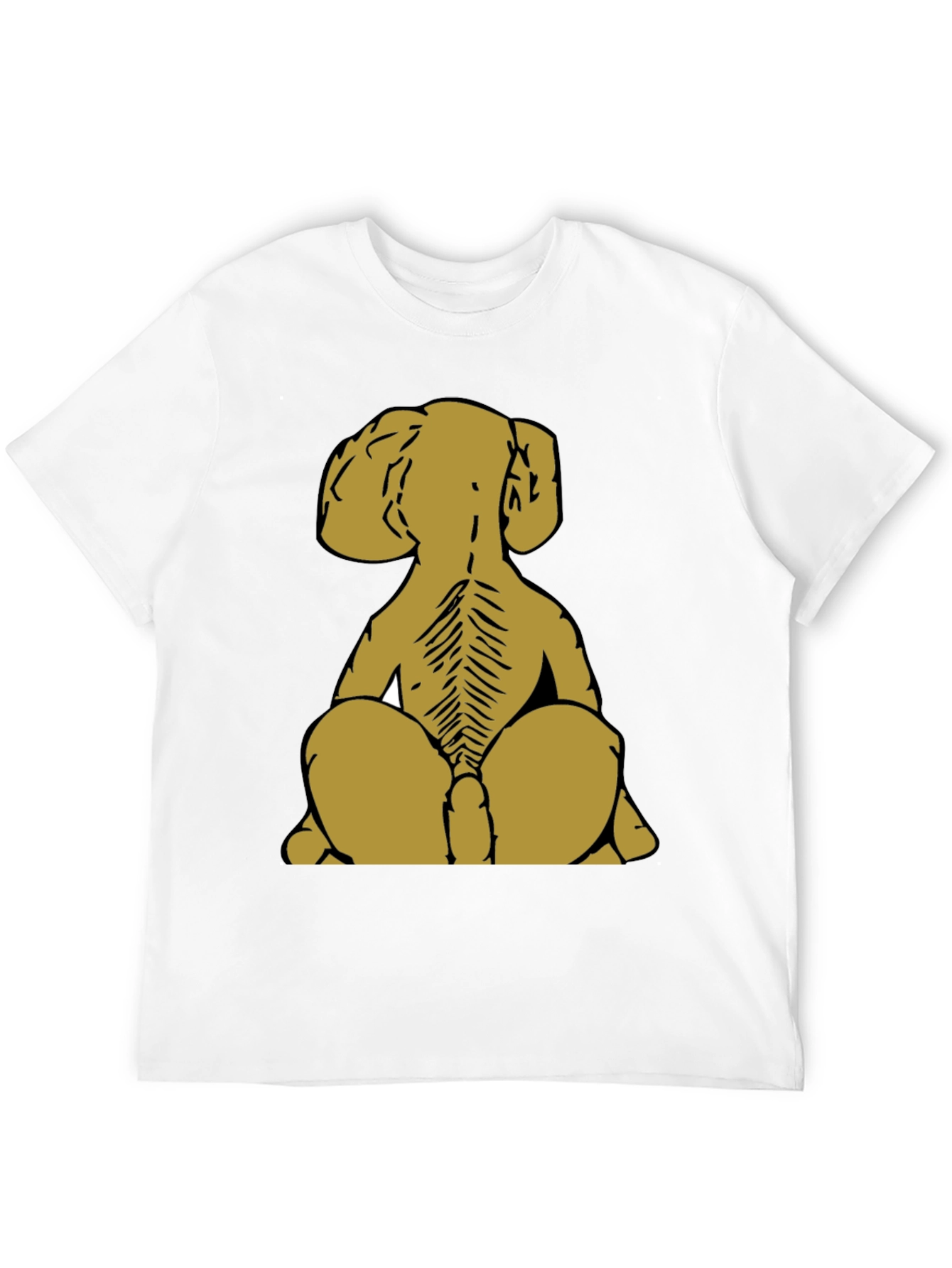 Dog Skeleton T-Shirt - Unique Back Design