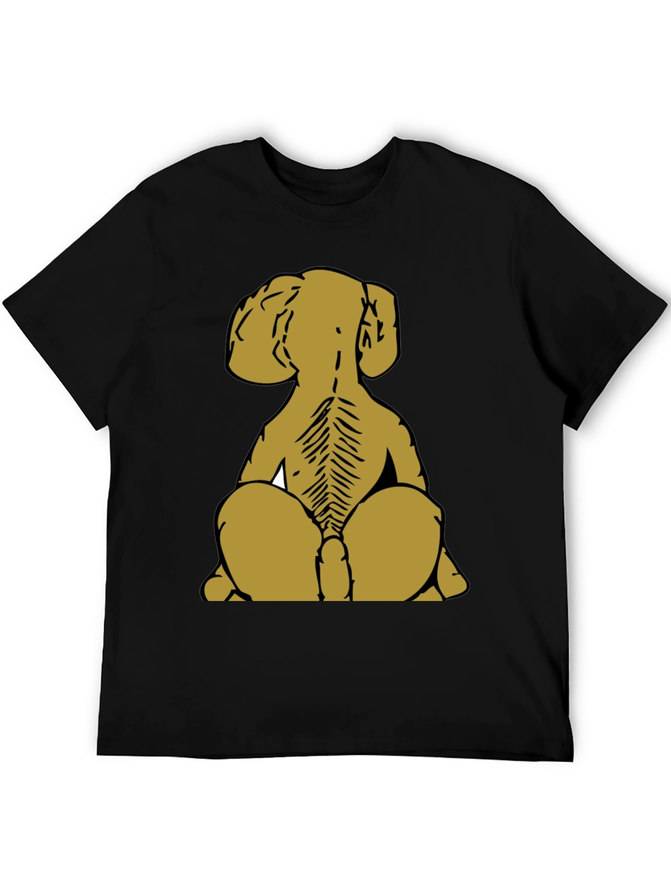Dog Skeleton T-Shirt - Unique Back Design
