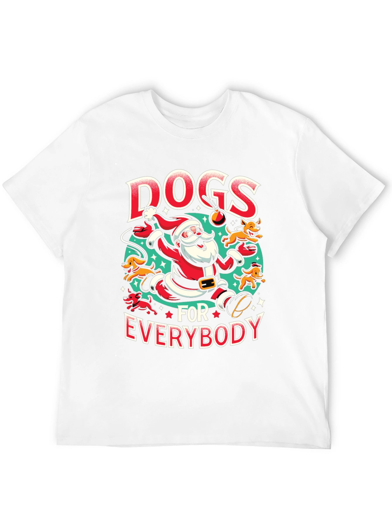 Dogs for Everybody Santa T-Shirt