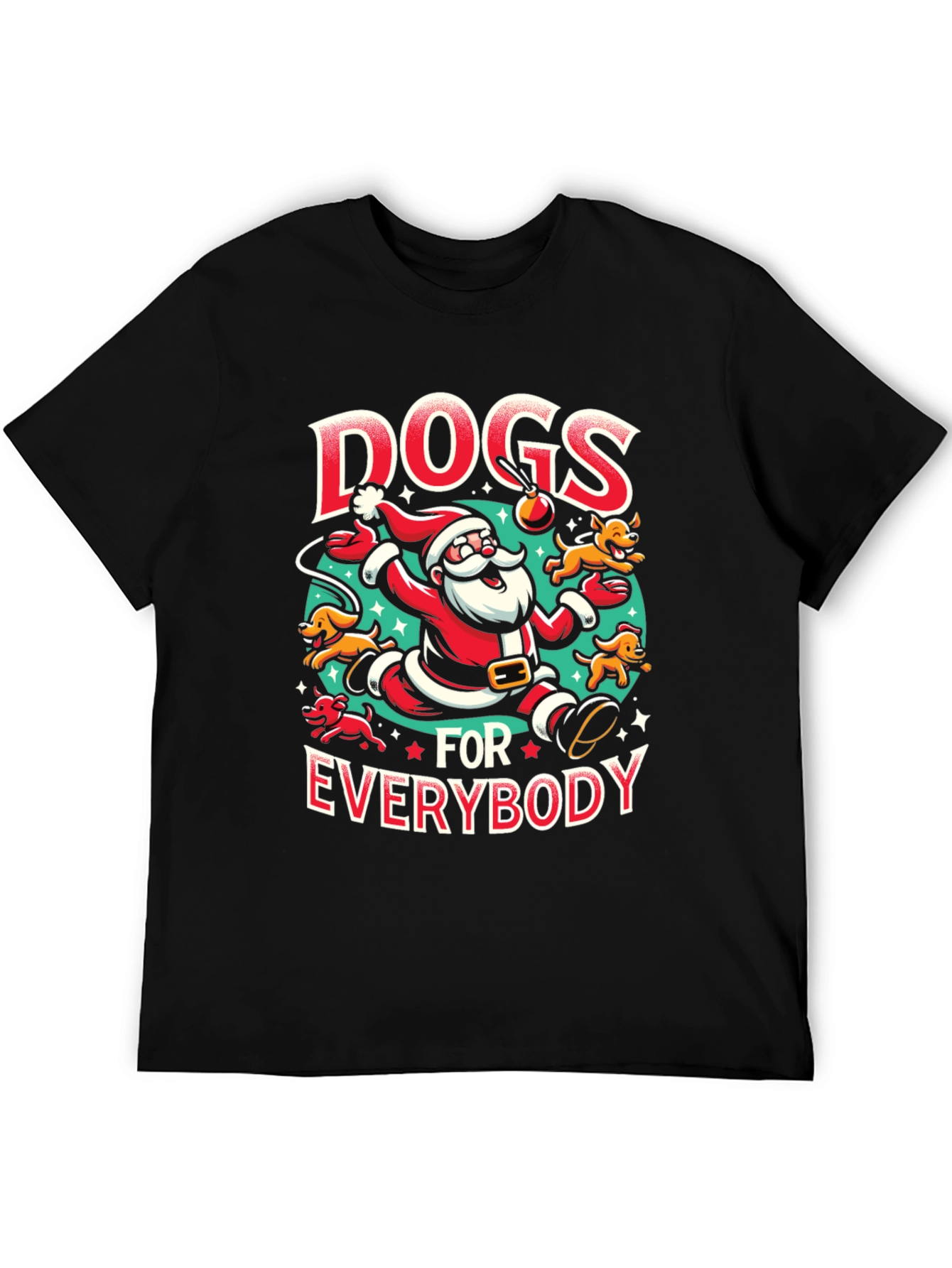 Dogs for Everybody Santa T-Shirt