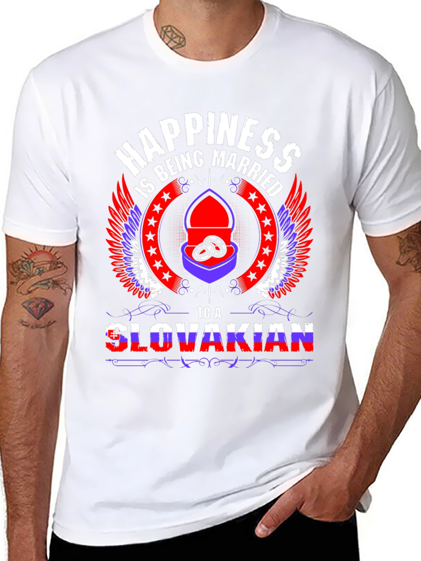 Happiness Is Being Married to a Slovakian T-Shirt